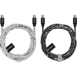 Bytech - 6ft Lightening MFI Cable - Black/Gray