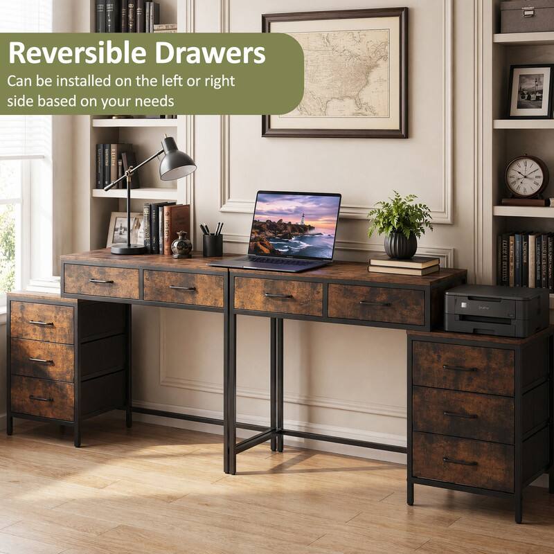 Reversible Drawers  
Can be installed on the left or right side based on your needs