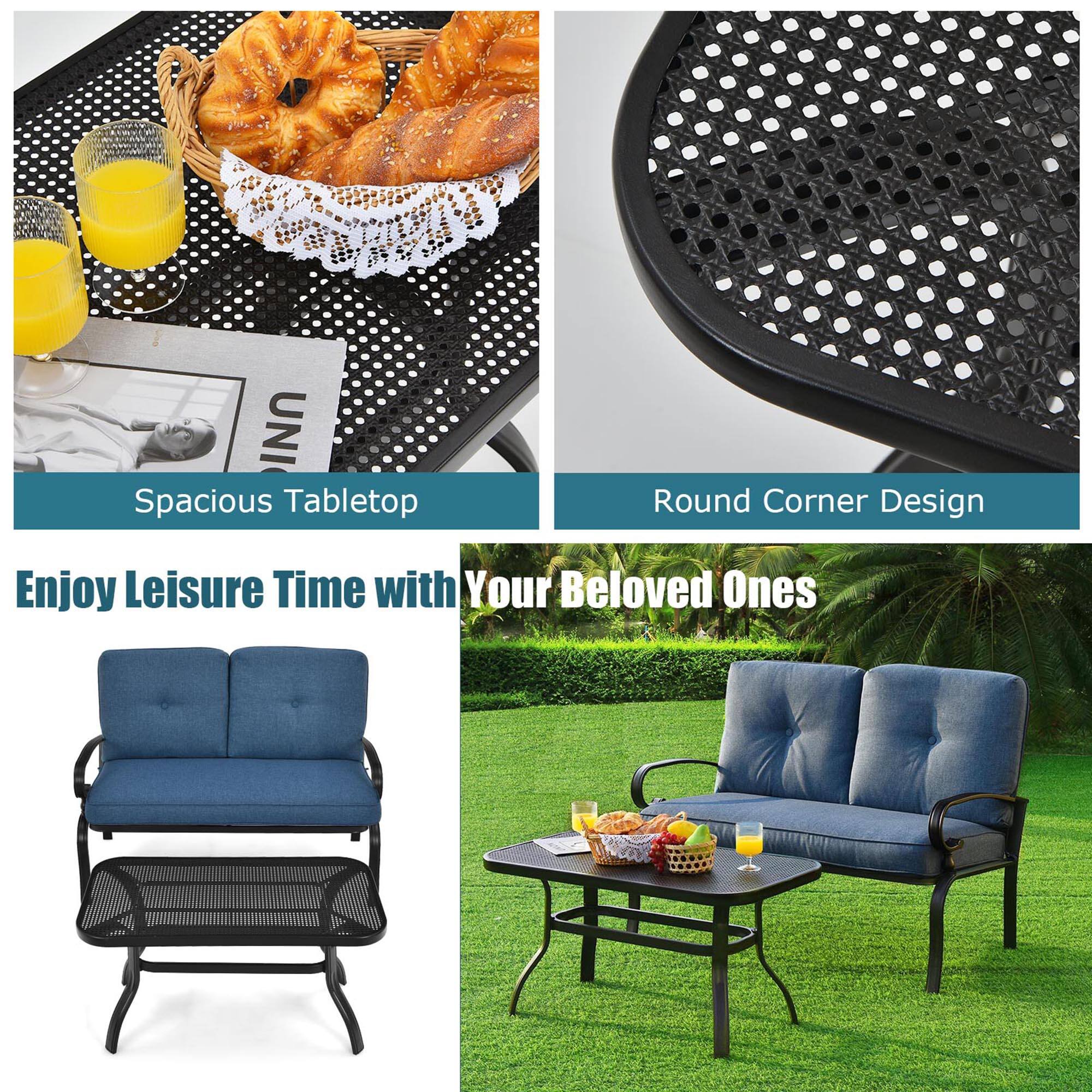 Enjoy Leisure Time with Your Beloved Ones, Spacious Tabletop, Round Corner Design