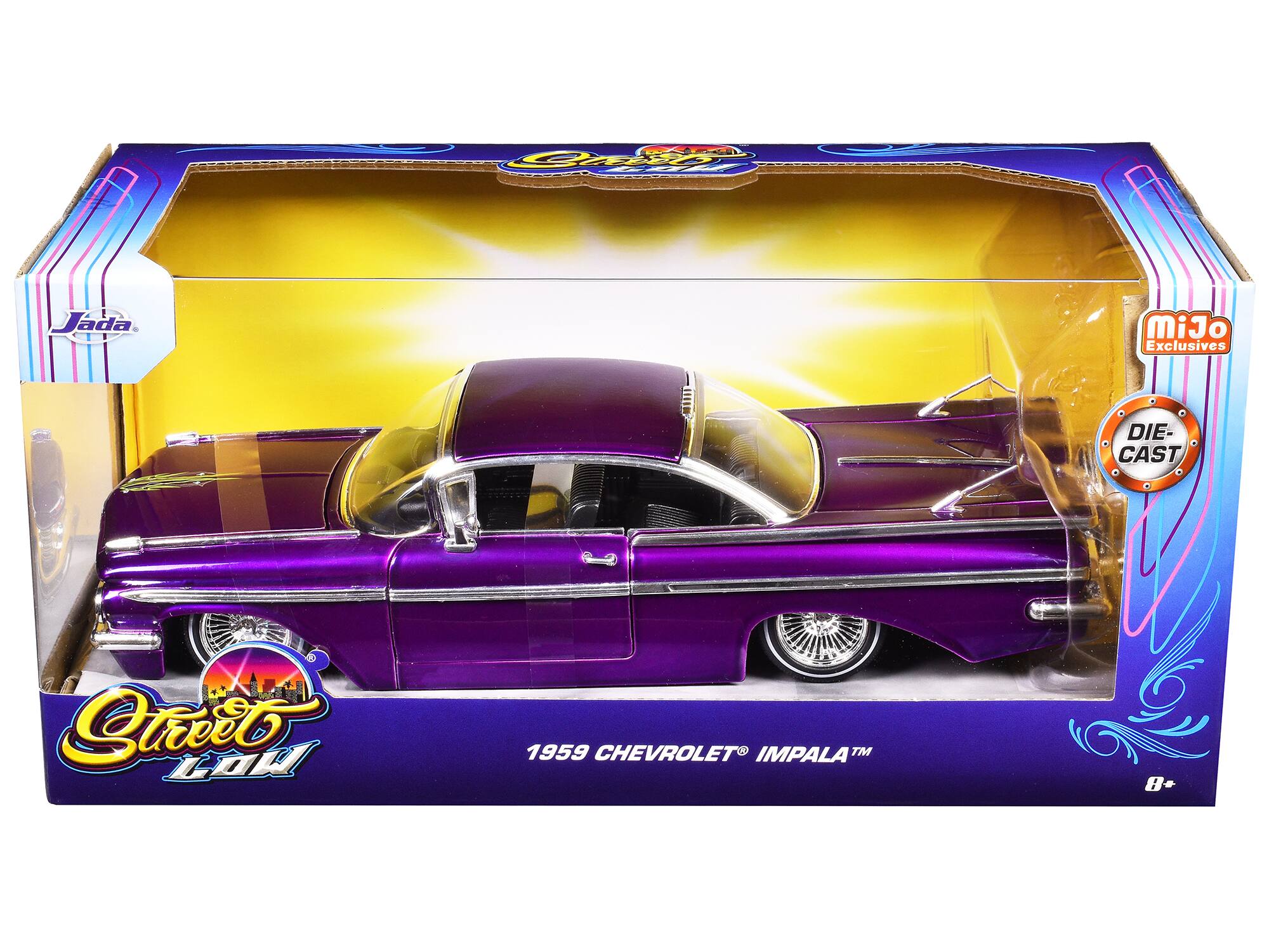 CH! Jada MiJo Exclusives DIE-CAST Street LDM 1959 CHEVROLET IMPALA TM B+