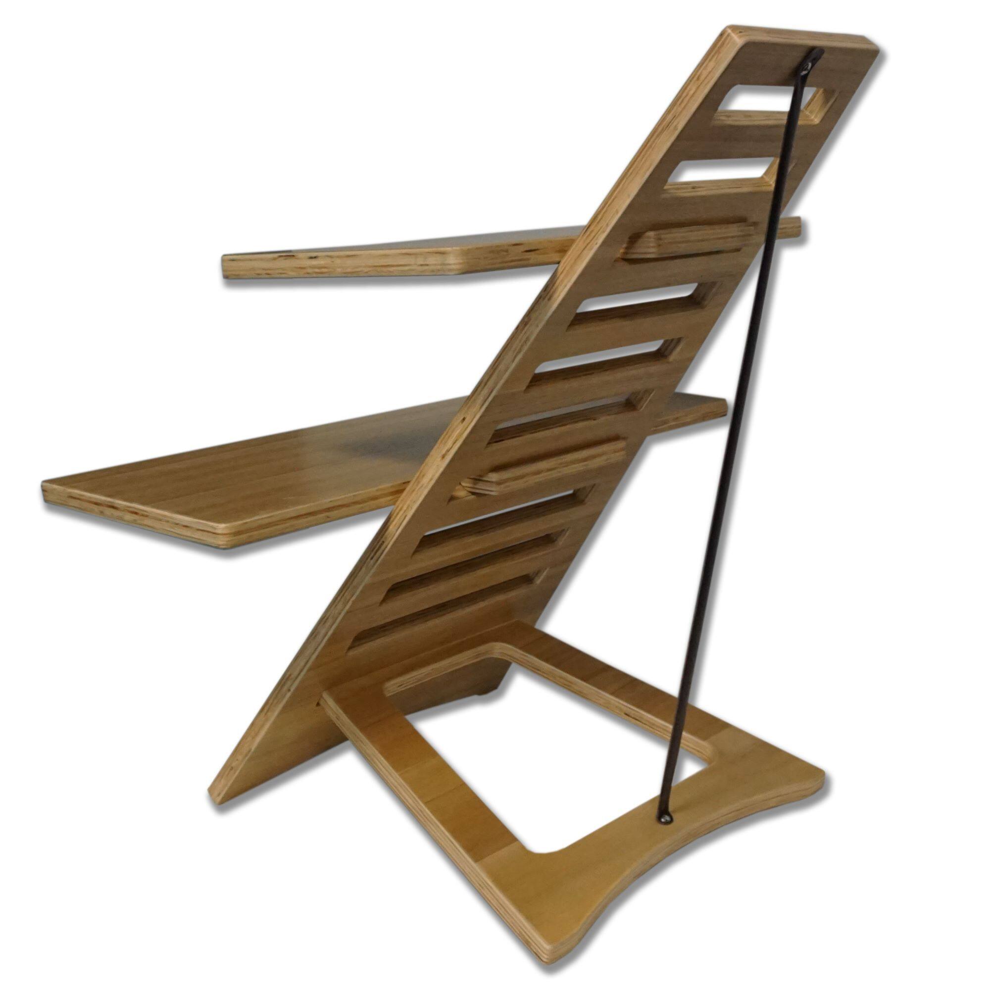 Alt View 11. Victor - Acacia Wood Stand-Up Desk Converter - Brown.