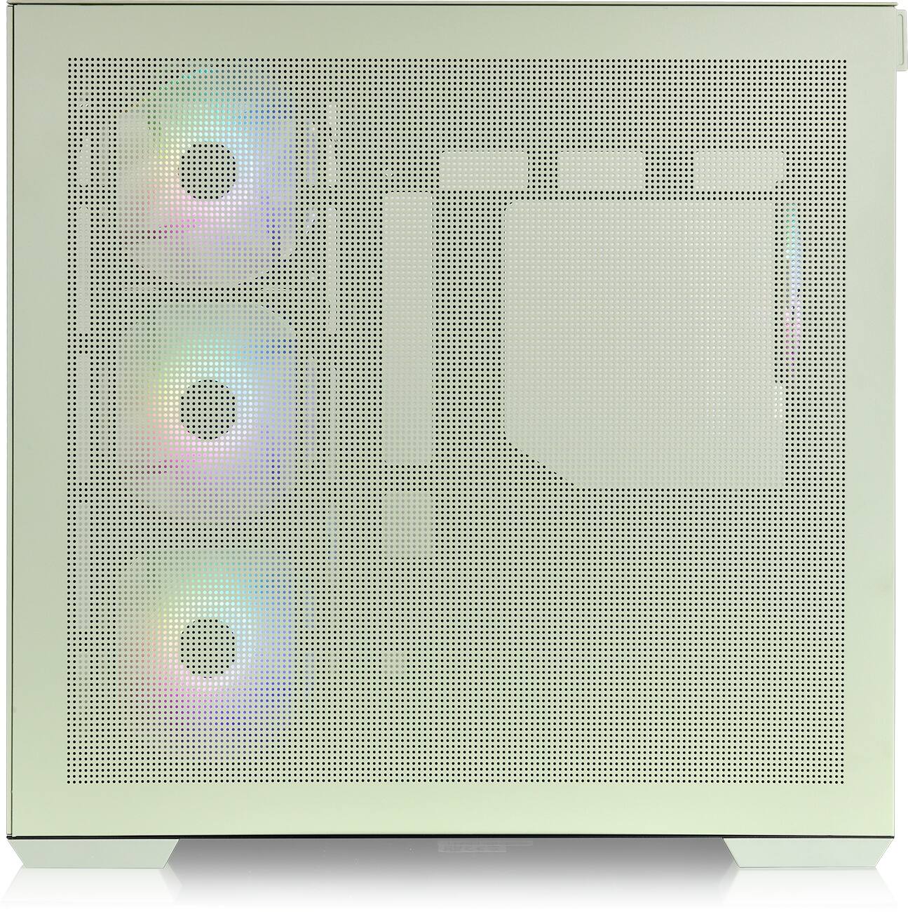 Alt View 13. Thermaltake - View 380 TG ARGB Mid Tower ATX PC Case - Matcha Green.