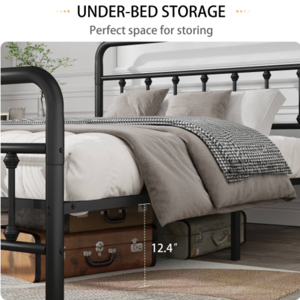 UNDER-BED STORAGE  
Perfect space for storing  
12.4"