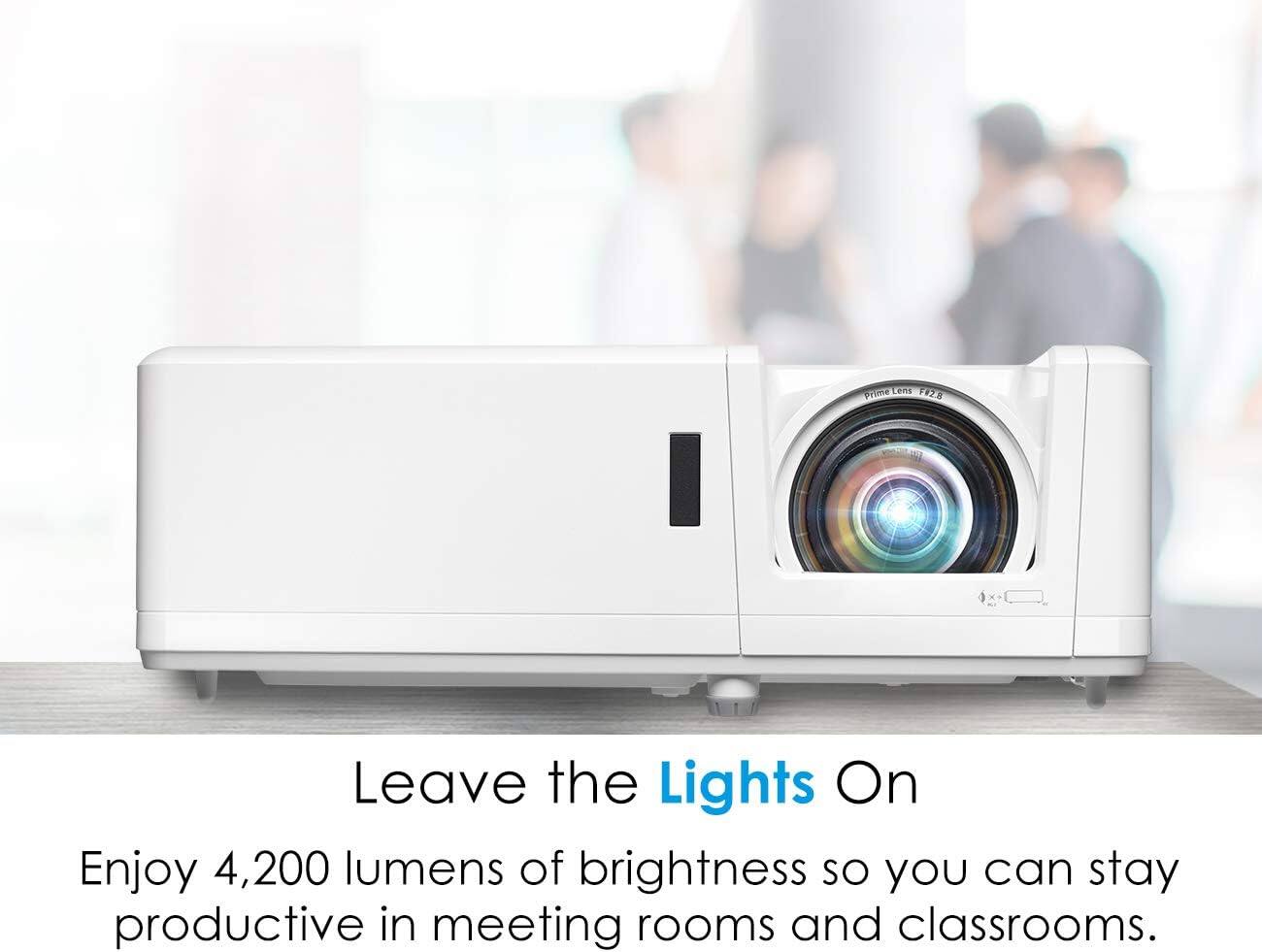 Leave the Lights On

Enjoy 4,200 lumens of brightness so you can stay productive in meeting rooms and classrooms.