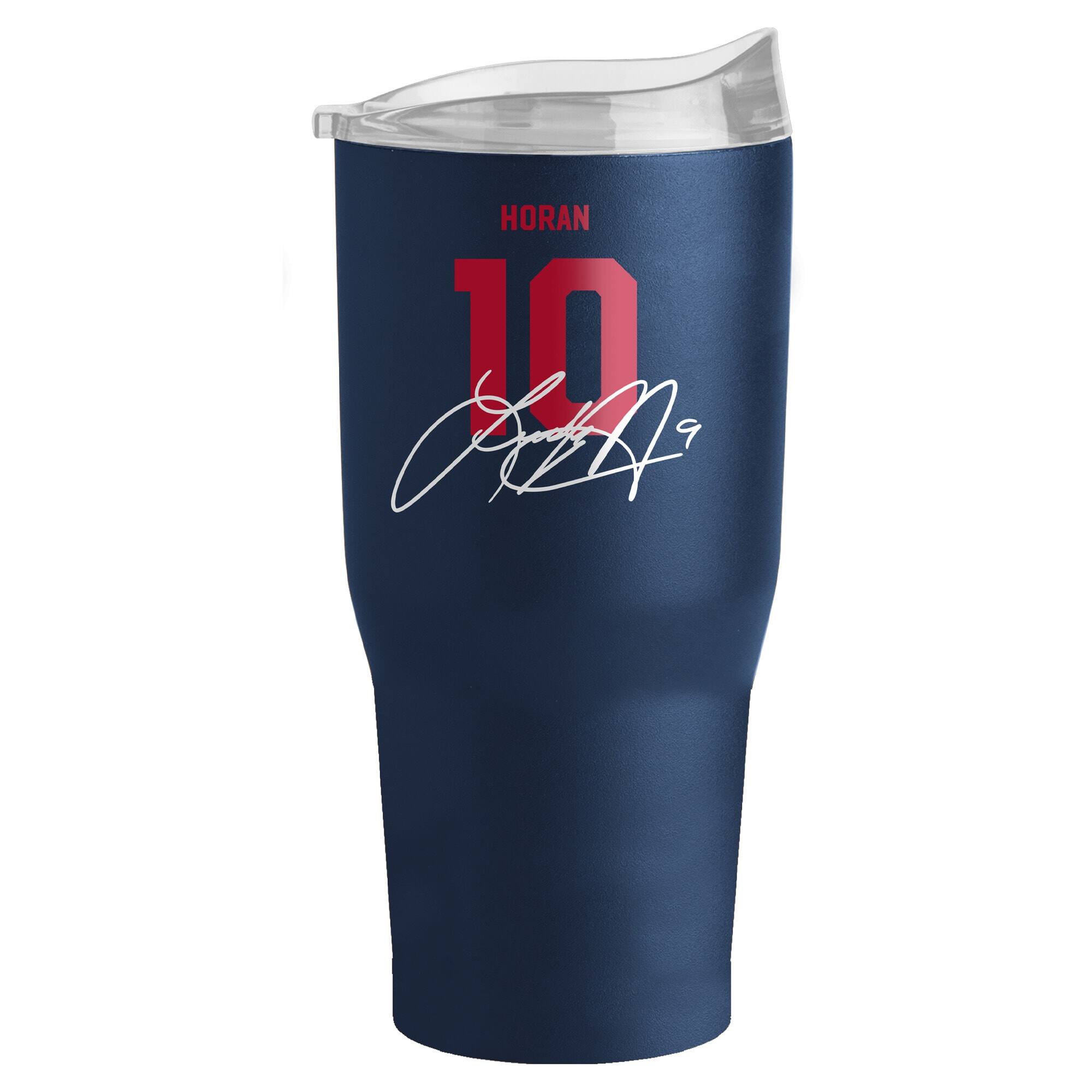 Front. Logo Brands - Lindsey Horan USWNT 30oz. Powder Coat Tumbler - Navy.