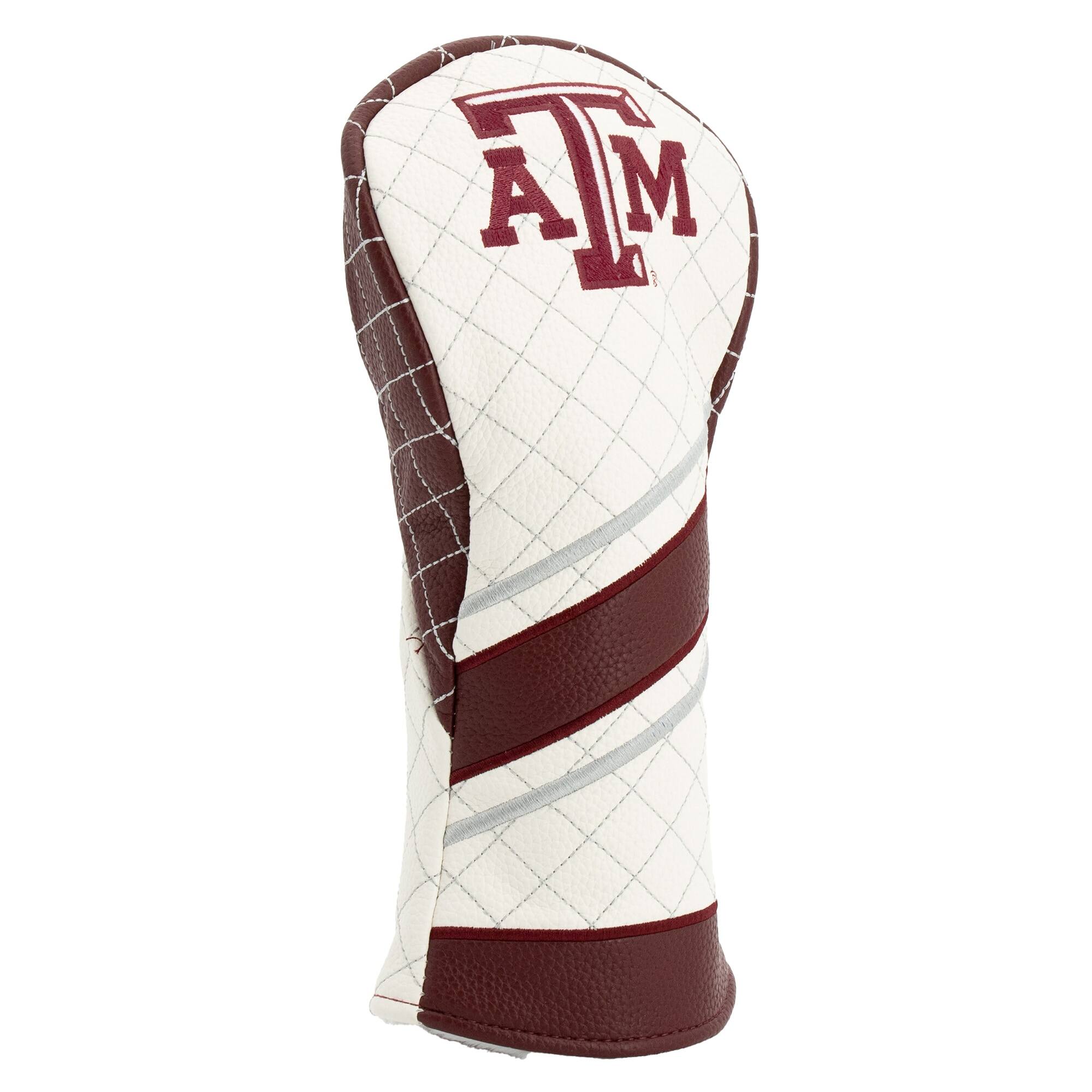 Alt View 2. Team Golf - Texas A&M Aggies Striped Quilted Fairway Headcover - Multicolor.