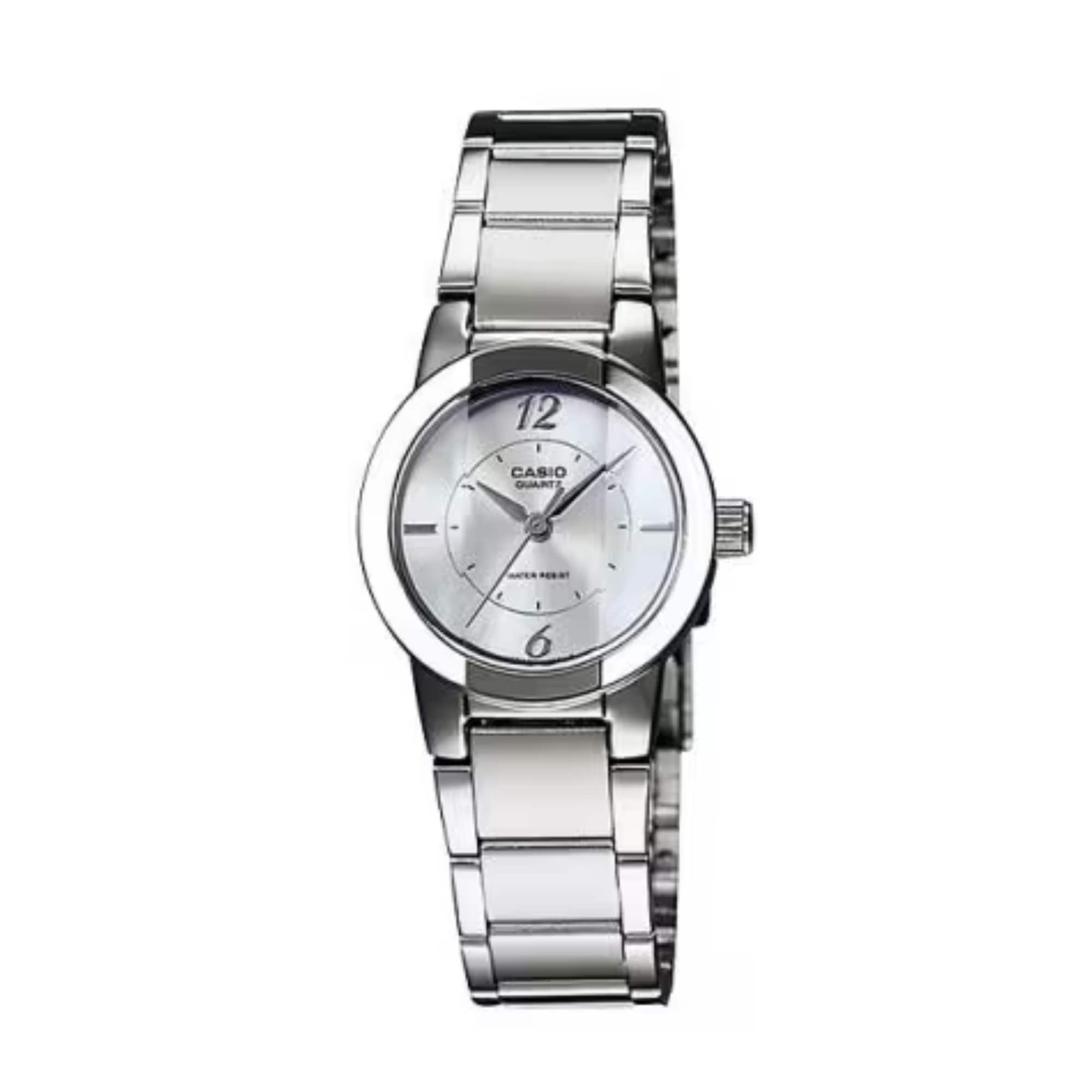 Casio - Women’s Stainless Steel Analog Watch with Dial - LTP-1230D-7C - Silver