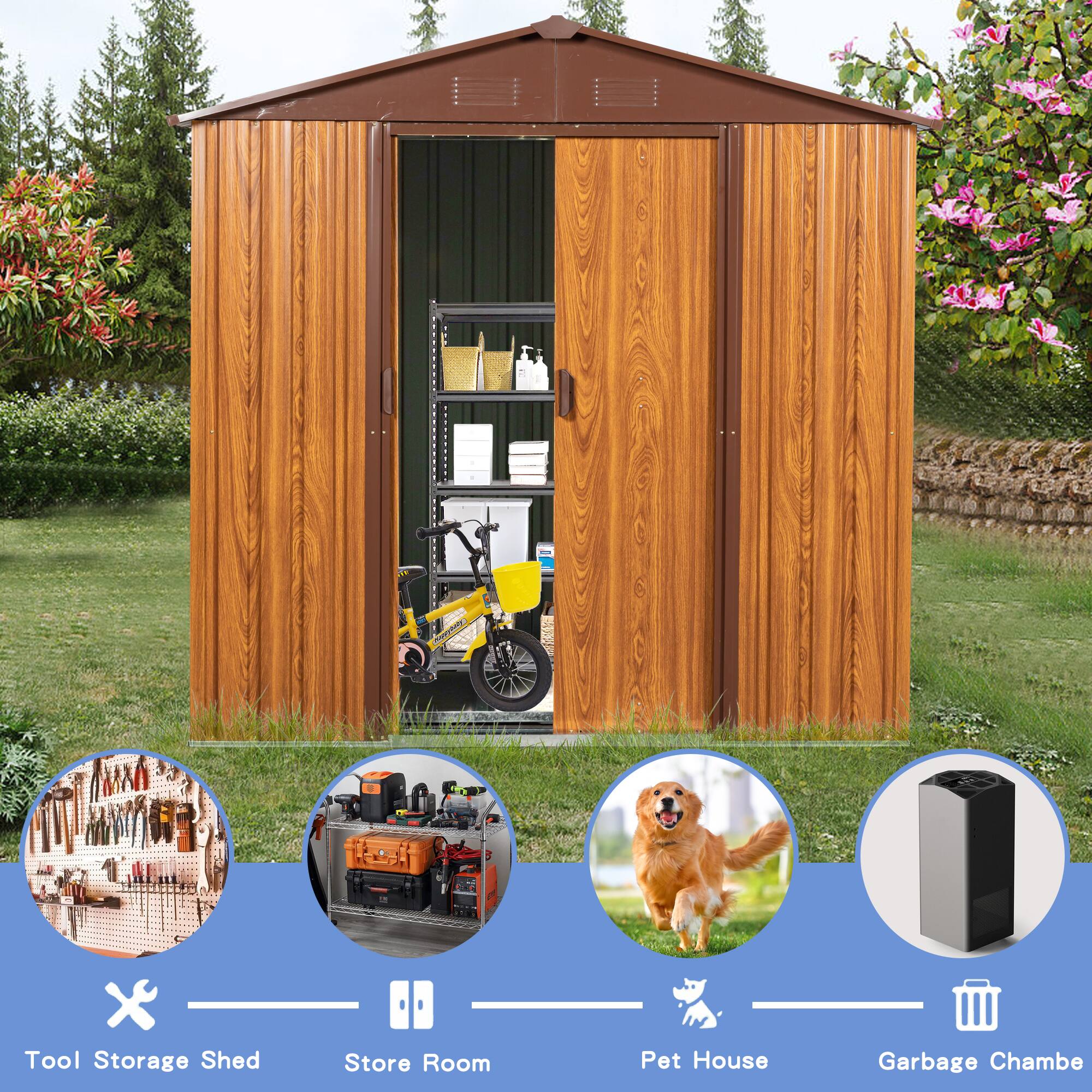 Tool Storage Shed  
Store Room  
Pet House  
Garbage Chamber