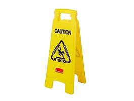 RubberMaid - Commercial Products Safety Awareness Floor Sign, (FG611200YEL) - Yellow