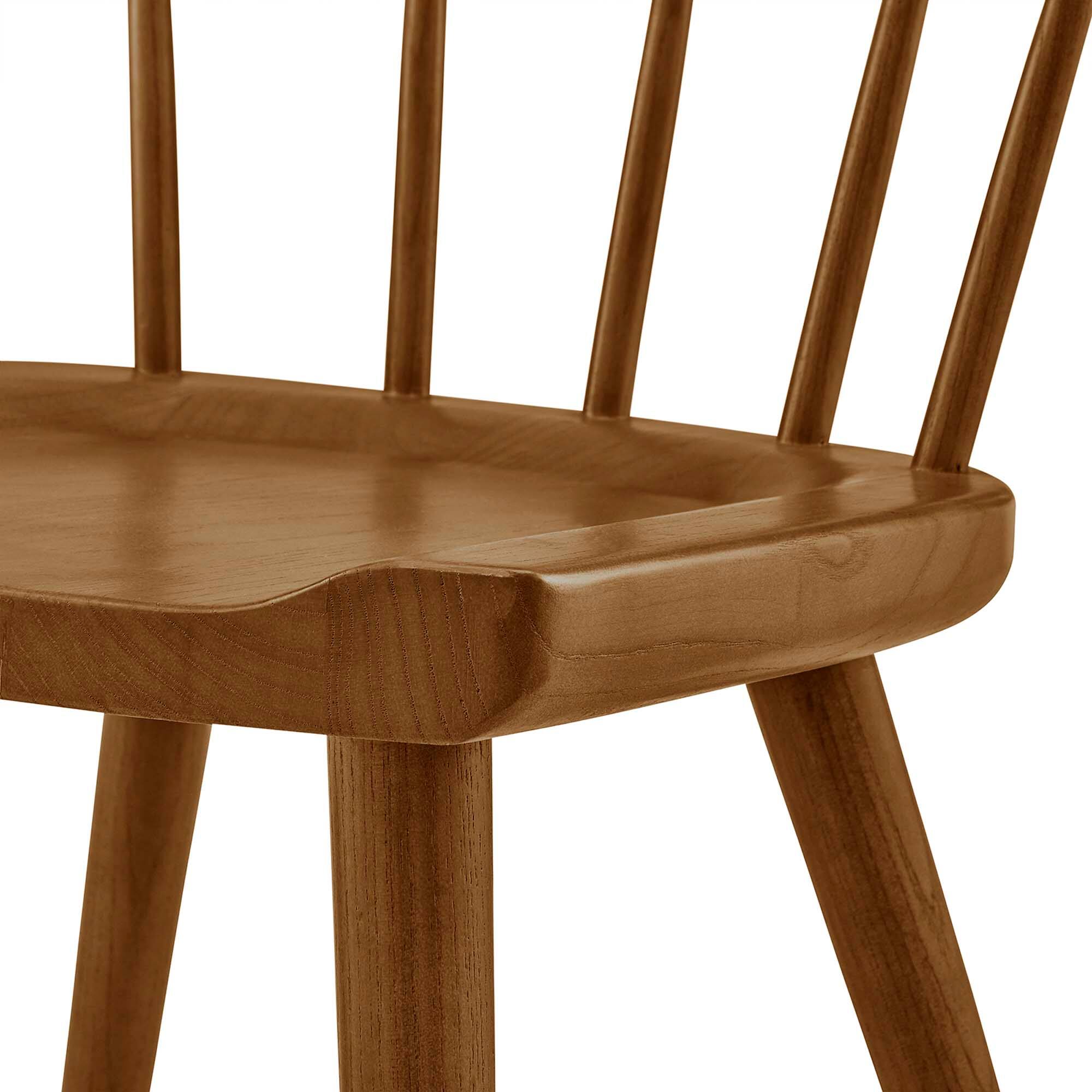 Alt View 6. Modway - Sutter Wood Dining Side Chair Set of 2 by Modway - Walnut.