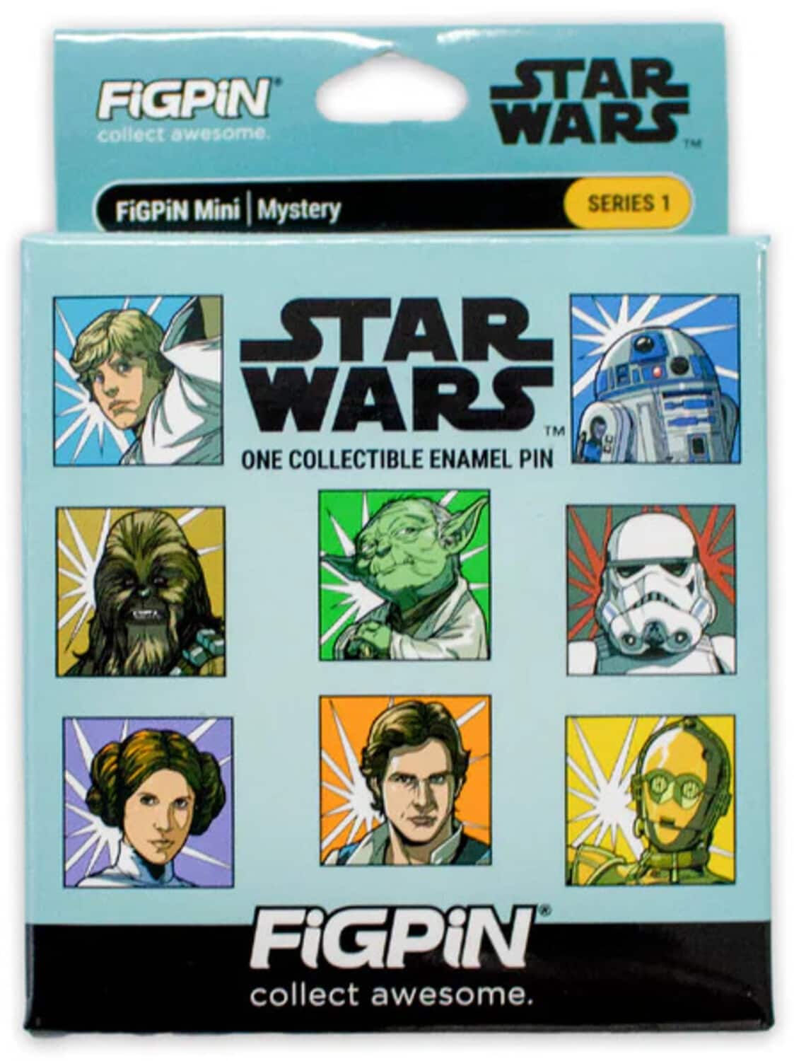 PopMarket - FiGPiN - Mystery Mini Pin - Star Wars Classic - Series 1 - 1 Pin - COLLECTABLES - Multicolor