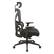 Left. OSP Home Furnishings - Mesh High Back Manager's Chair with Headrest and Self-Adjusting Lumbar Support and Adjutable Arms - Black.