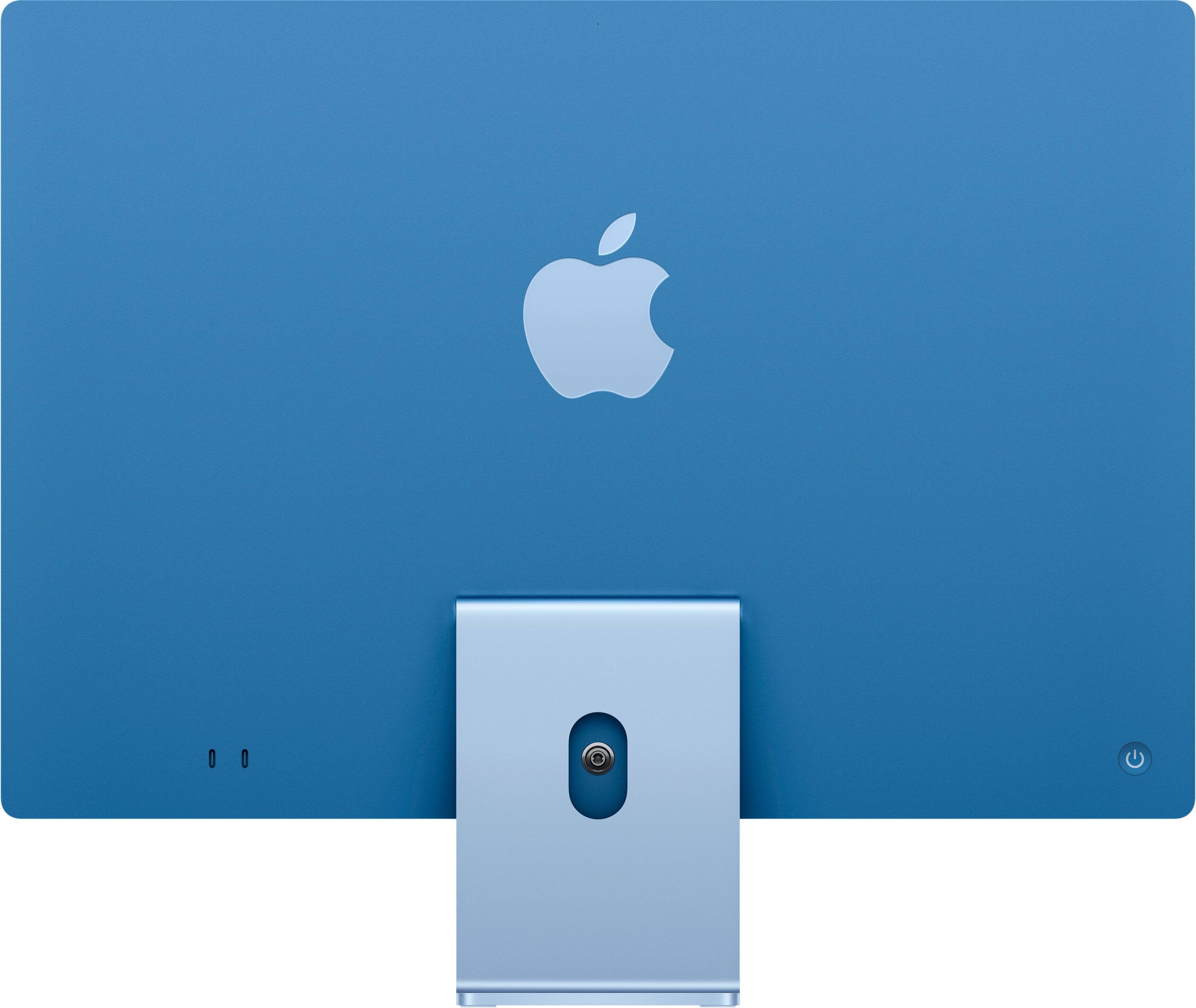 Alt View 11. Apple - iMac 24-inch All-in-One - M4 chip - Built for Apple Intelligence - 8 Core CPU - 8 Core GPU - 16GB Memory - 256GB SSD - Blue.