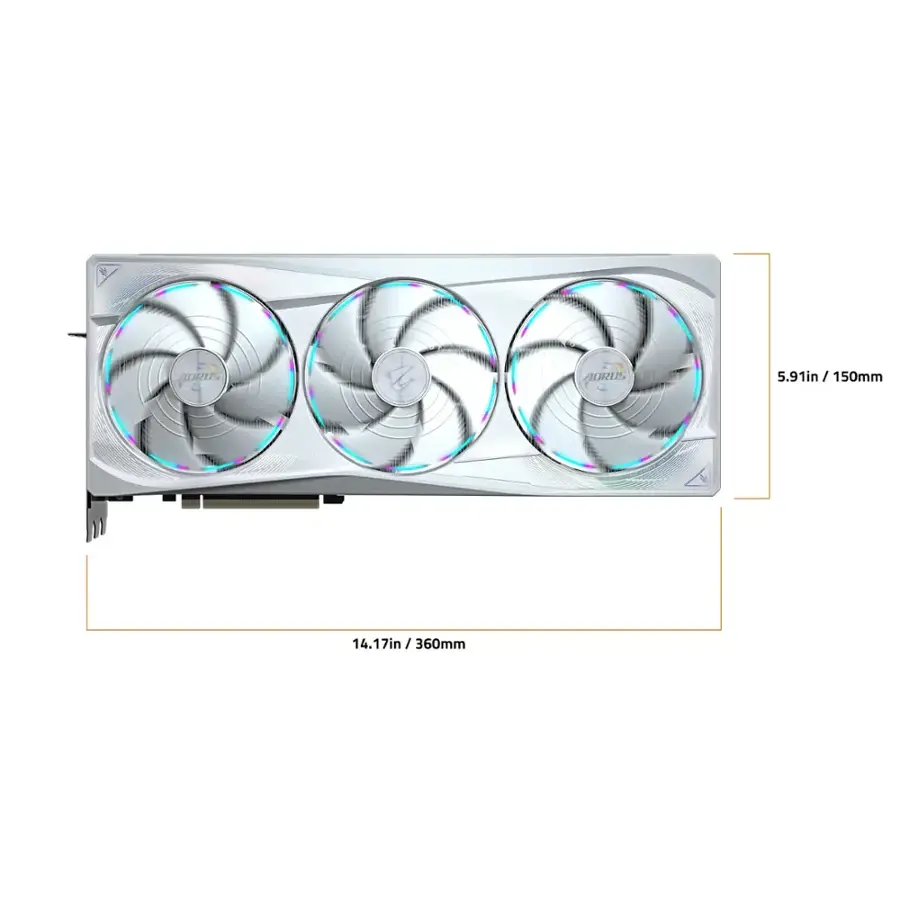 GIGABYTE - AORUS GeForce RTX 5090 MASTER ICE 32G - White