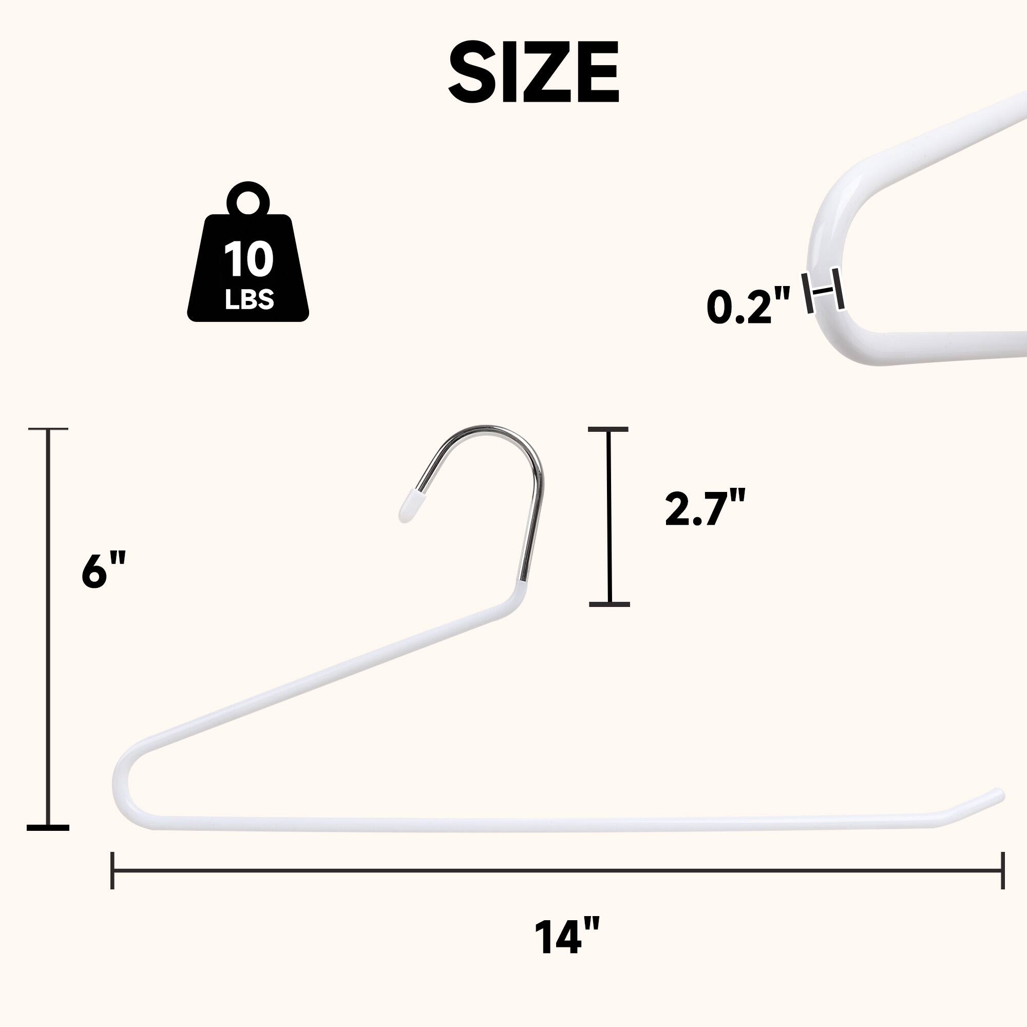 SIZE  
10 LBS  
6"  
2.7"  
14"  
0.2" H