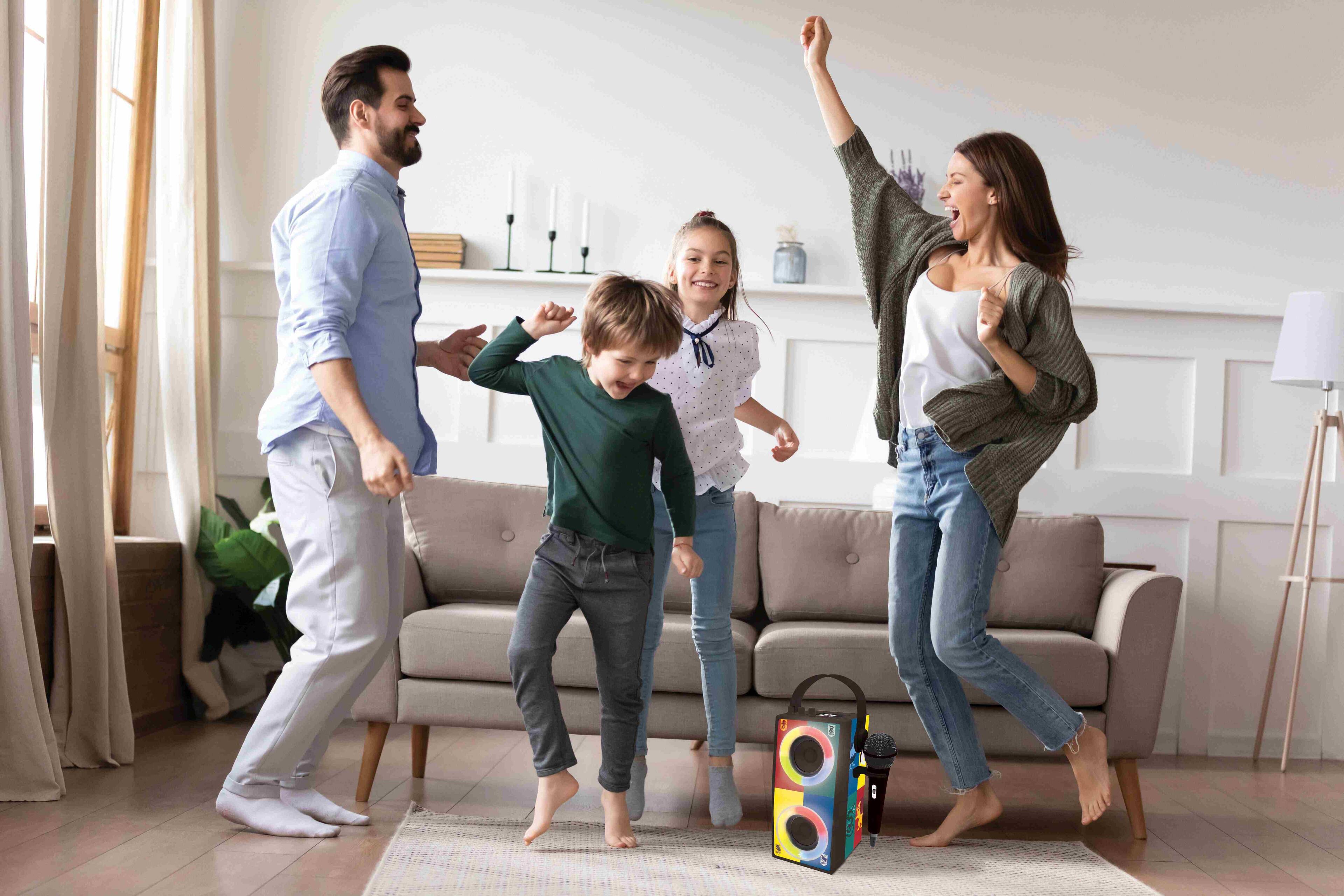 Alt View 9. Lexibook - Harry Potter Portable Bluetooth Speaker with Lights and Microphone.