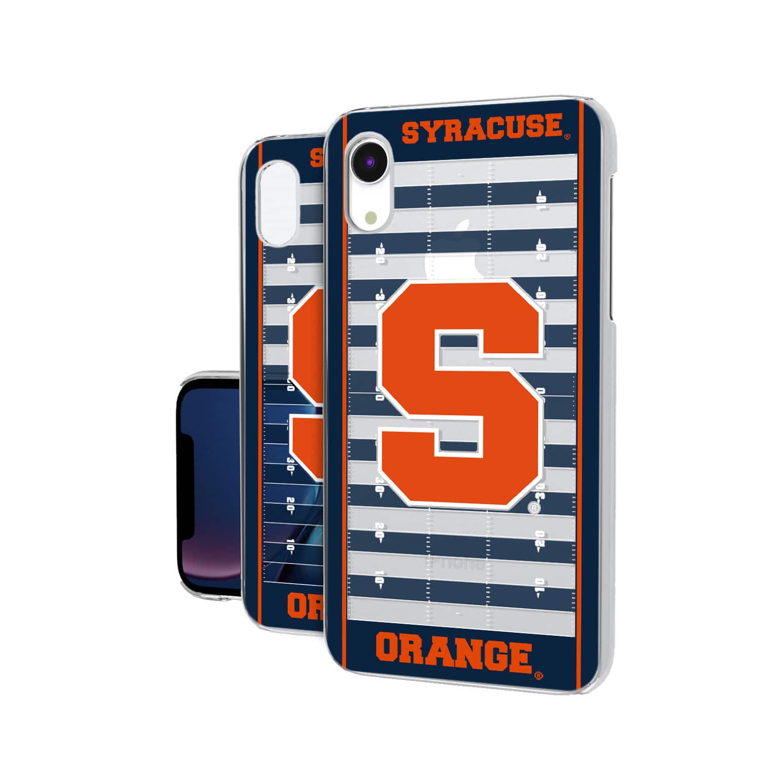 Keyscaper - NCAA - Syracuse Orange Clear Field iPhone Case - 15 Pro - Multicolor