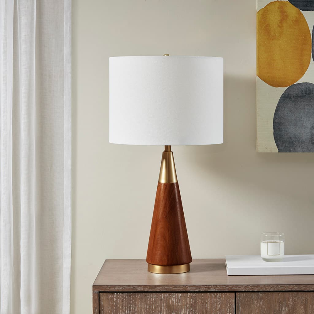 Alt View 2. Luckbyte - Triangular Table Lamp.
