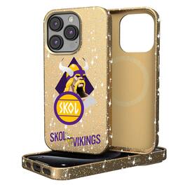 Keyscaper - NFL - Minnesota Vikings 2024 Illustrated Limited Edition Bling iPhone Case - 15 - Gold