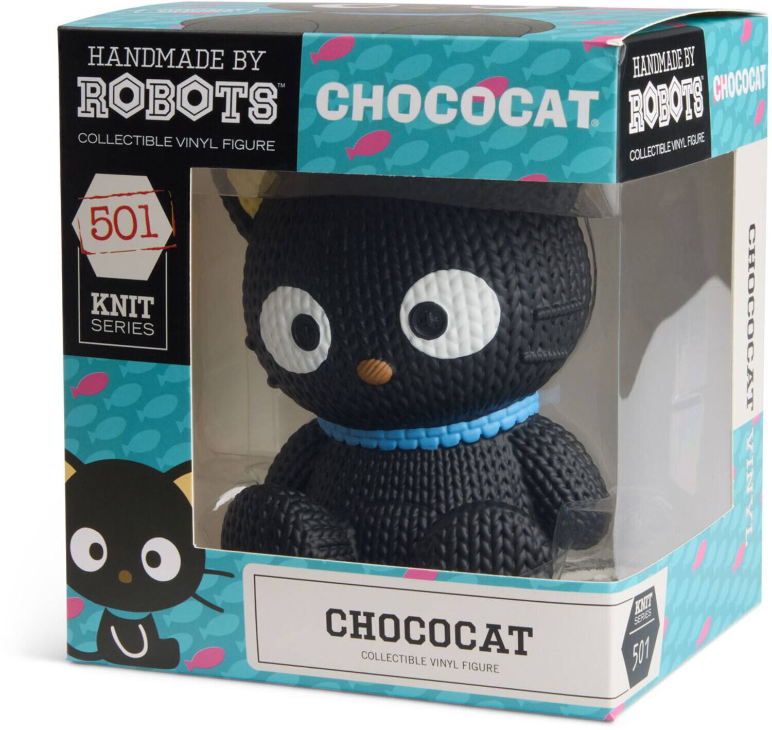HANDMADE BY ROBOTS  
CHOCOCAT  
COLLECTIBLE VINYL FIGURE  
501 KNIT SERIES  
CHOCOCAT COLLECTIBLE VINYL FIGURE