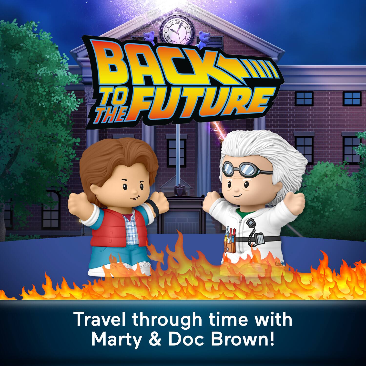 BACK TO THE FUTURE

Travel through time with Marty & Doc Brown!
