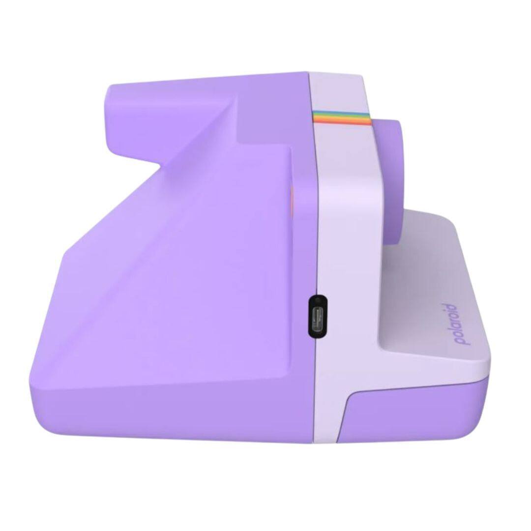 Angle. Polaroid Originals - Now Generation 2 i Type Purple Instant Camera with Analog Design.
