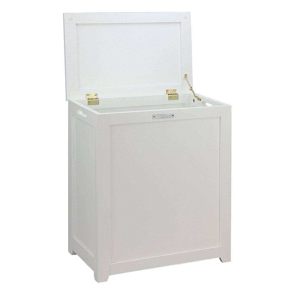 Alt View 2. JETRANSPORT - Rh5513white Storage Laundry Hamper White Hand grips on both sides for easy carryingStores various items such - Default.
