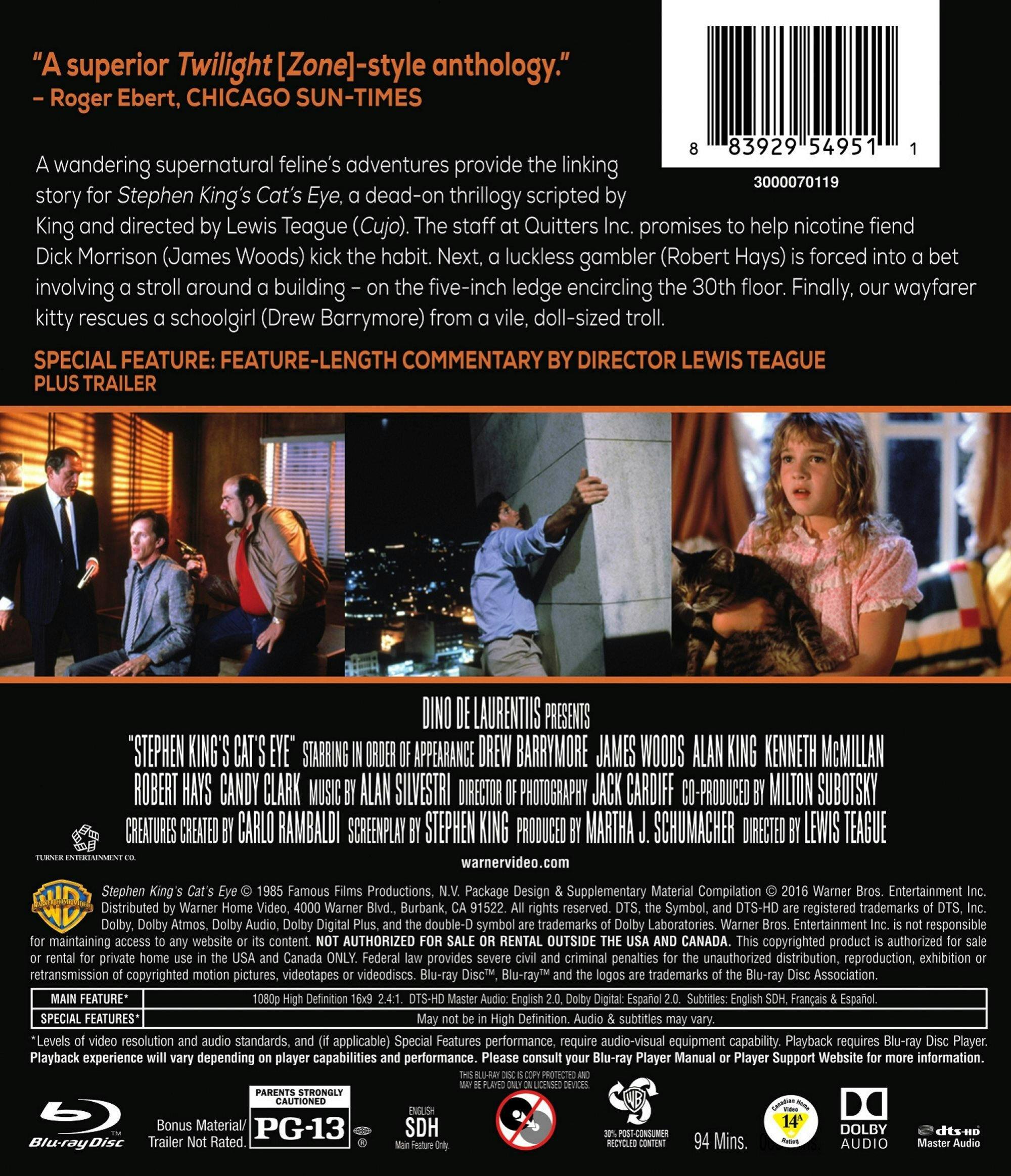 Angle. Cat's Eye [Blu-ray].