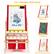 3 in 1 Wooden Kids Easel: All Day Fun! Girls and Boys All Day Fun! Roll with Drawing Paper