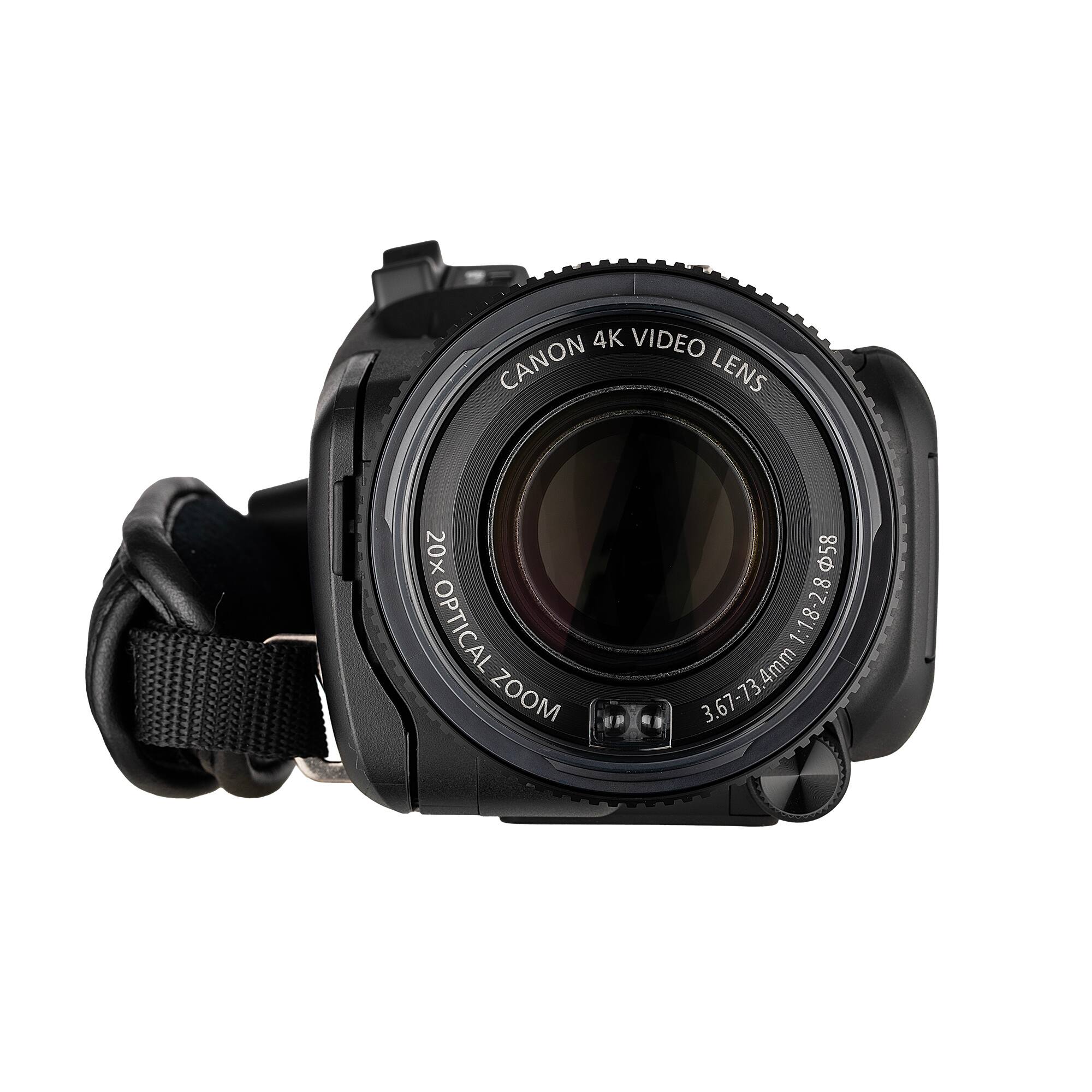 4K VIDEO CANON LENS 20x OPTICAL ZOOM 58 1:1.8-2.8 3.67-73.4mm 4mm 3.67-73