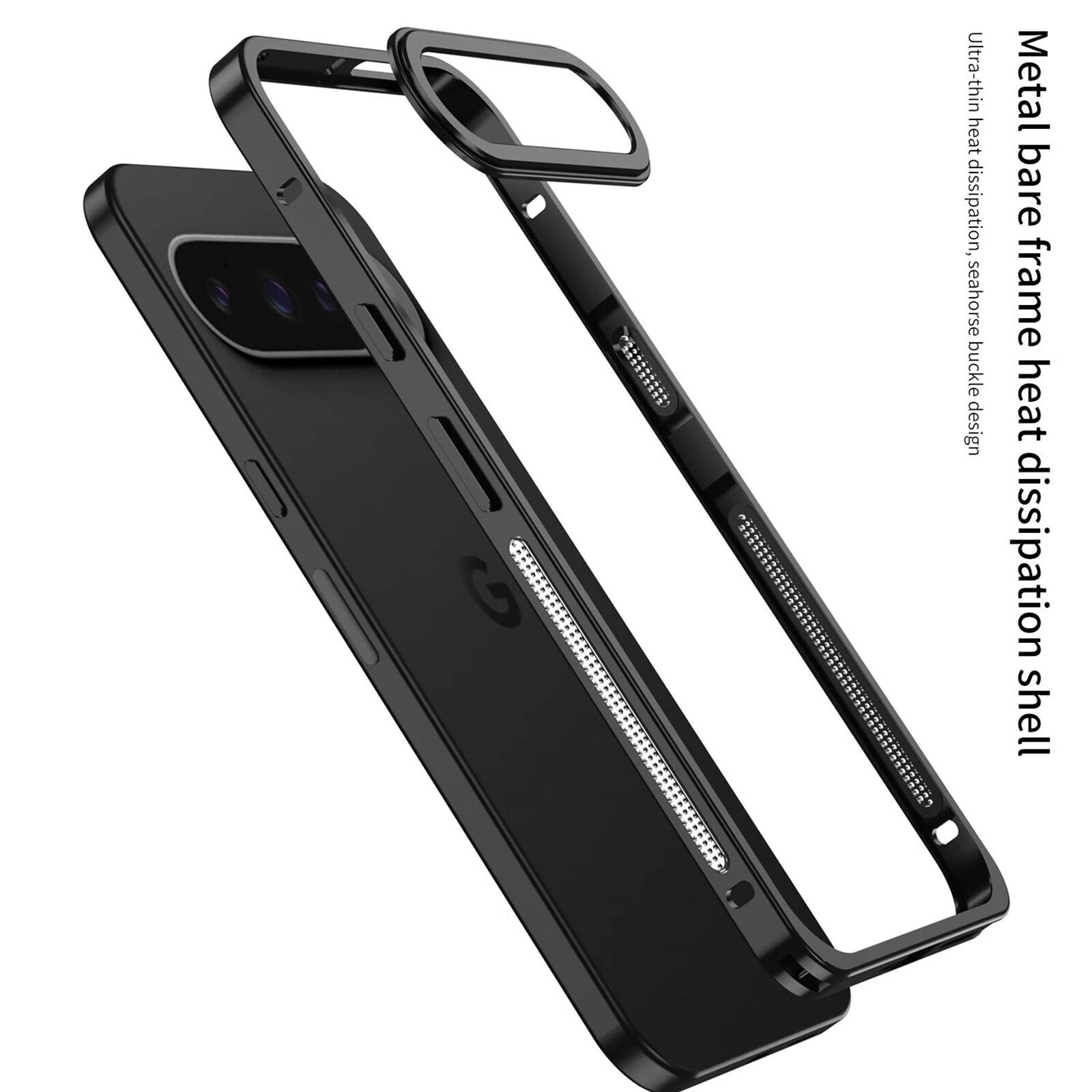 Metal bare frame heat dissipation shell  
Ultra-thin heat dissipation, seahorse buckle design