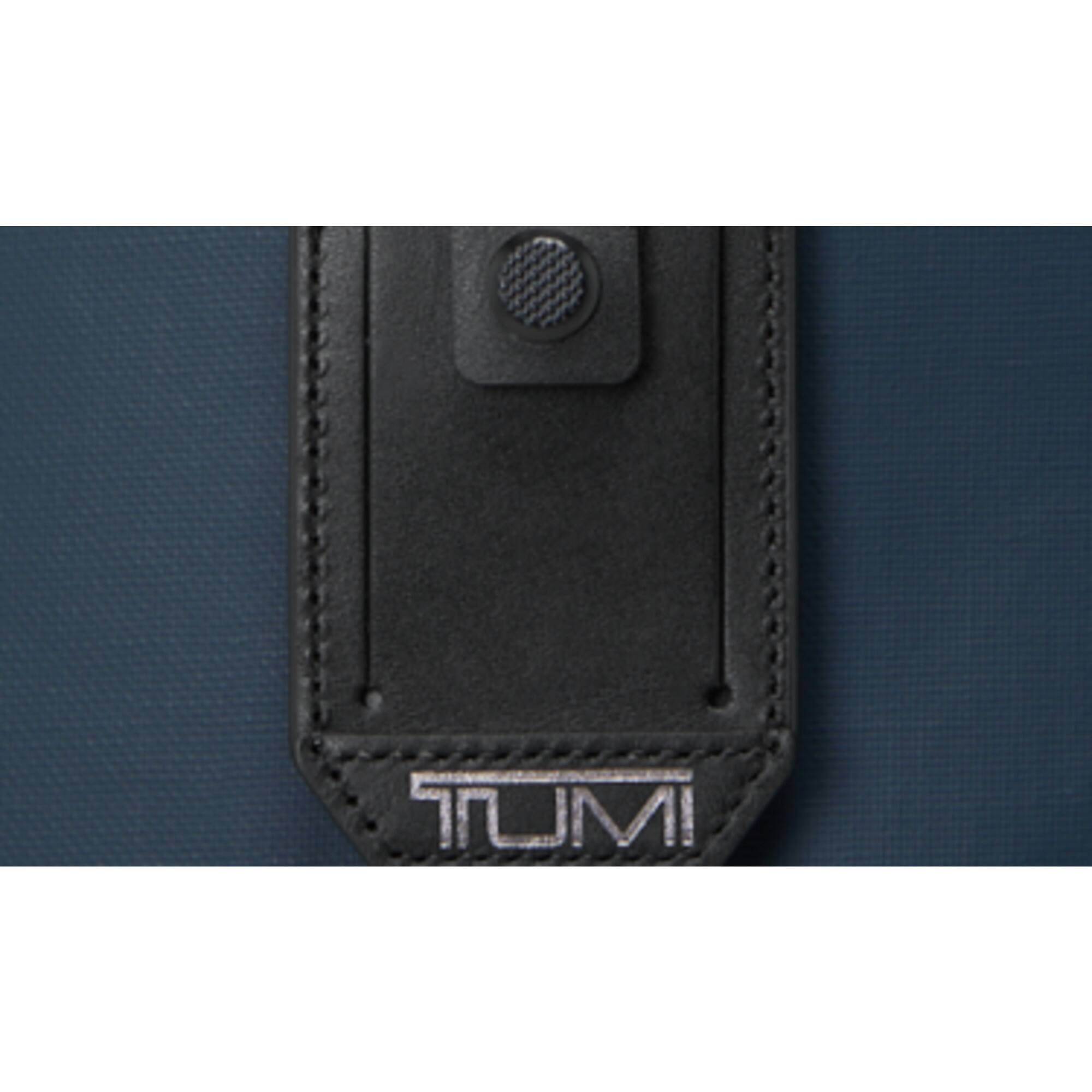 Alt View 2. TUMI - Alpha Bravo Academy Brief - Navy Coated Canvas.