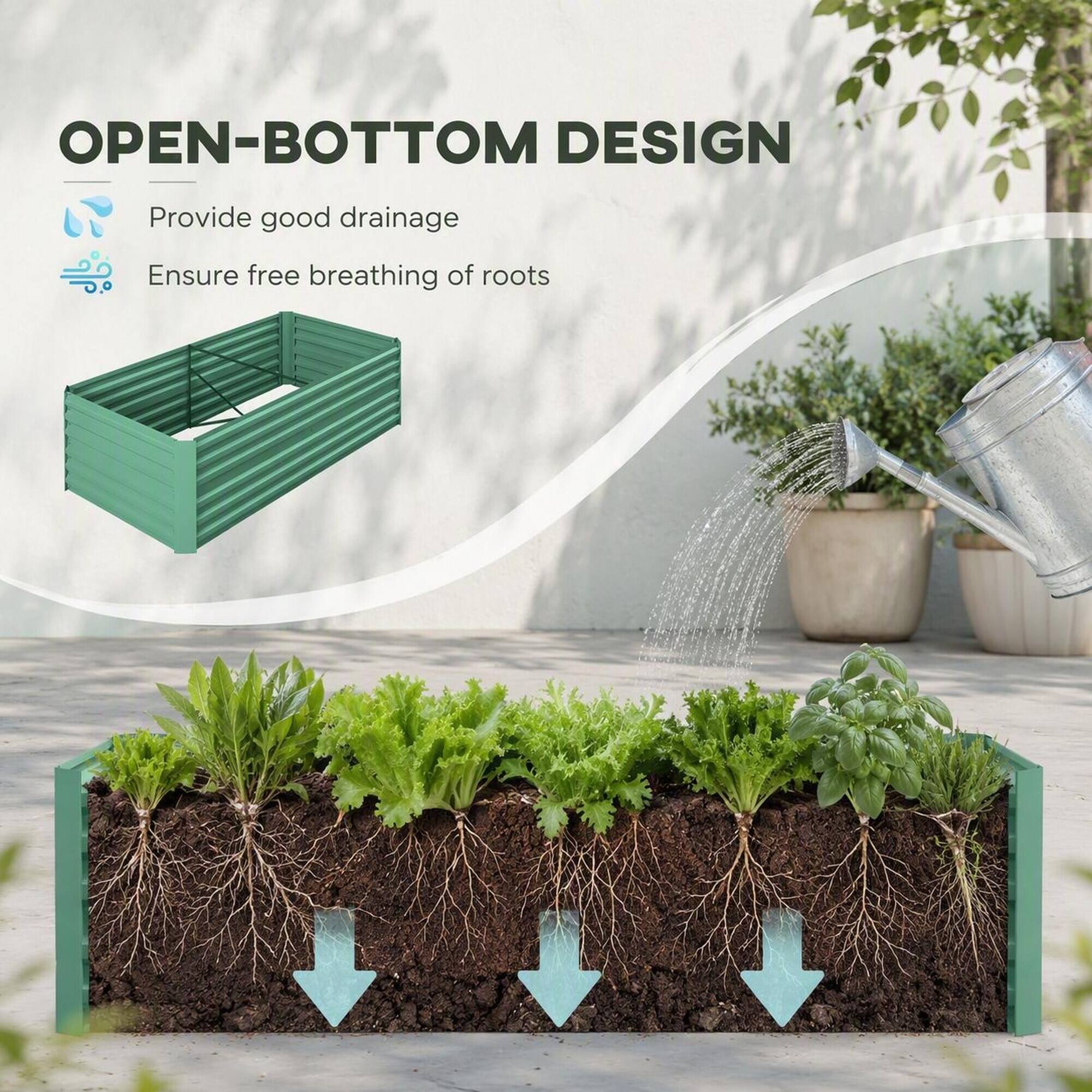 OPEN-BOTTOM DESIGN

- Provide good drainage
- Ensure free breathing of roots
