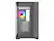 Alt View 3. Rosewill - Rosewill ACA503B ATX Mid-Tower Case, Curved Glass, 4x ARGB Fans, USB 3.0 & Type-C (Black) - Black.