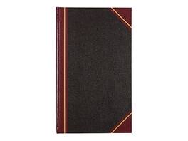 National Brand - Rediform Texhide Record Book, 500 Pages - Black