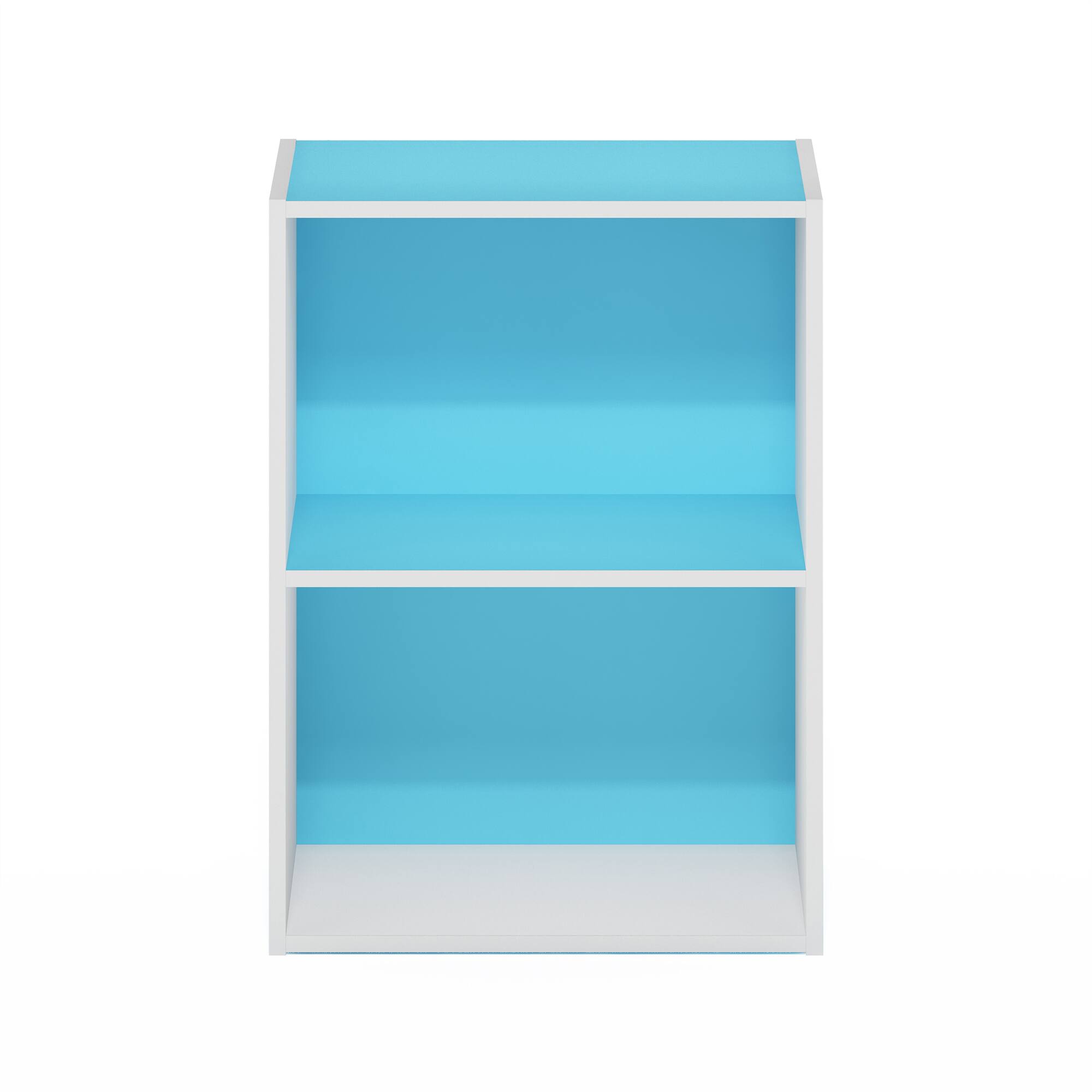 Alt View 1. Furinno - Daly 6-Cube Irregular Cubes Bookcase, Bookshelf, Storage Organizer - White.