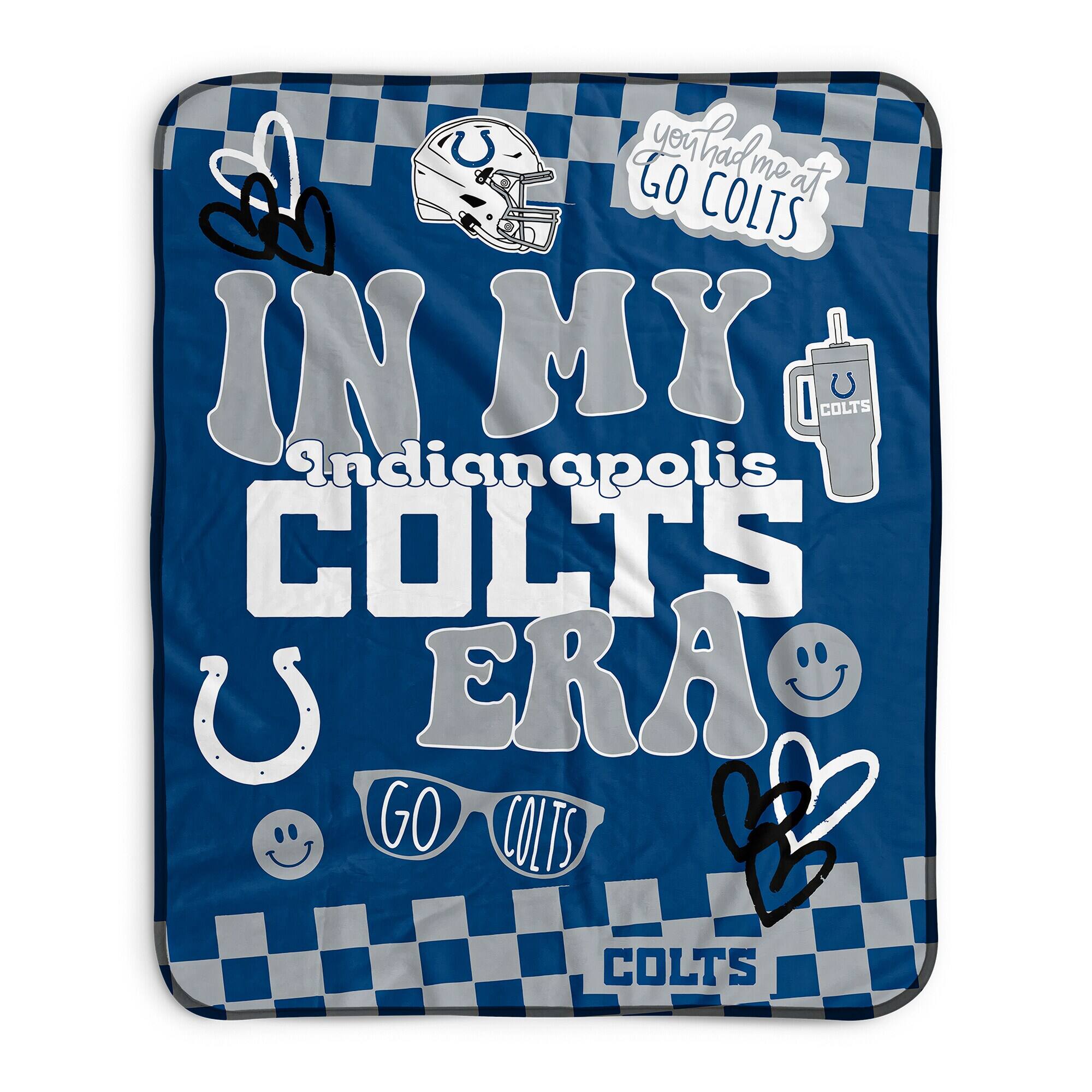 Pegasus - Indianapolis Colts 50" x 60" In My Era Fleece Blanket - Multicolor