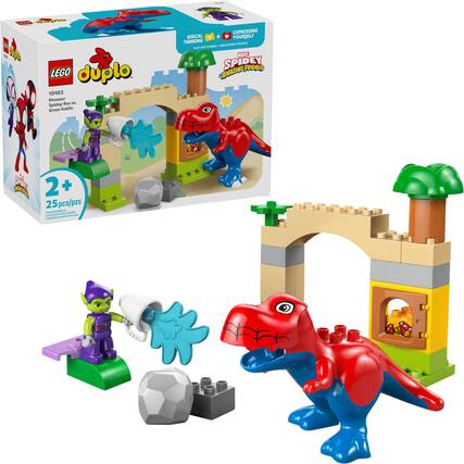 LEGO duplo 10463 Dinosaur Spidey-Rex vs. Green Goblin. Spidey-Goblin EXPRESSING YOURSELF THINKING. 2+ 25 pcs/pzs.