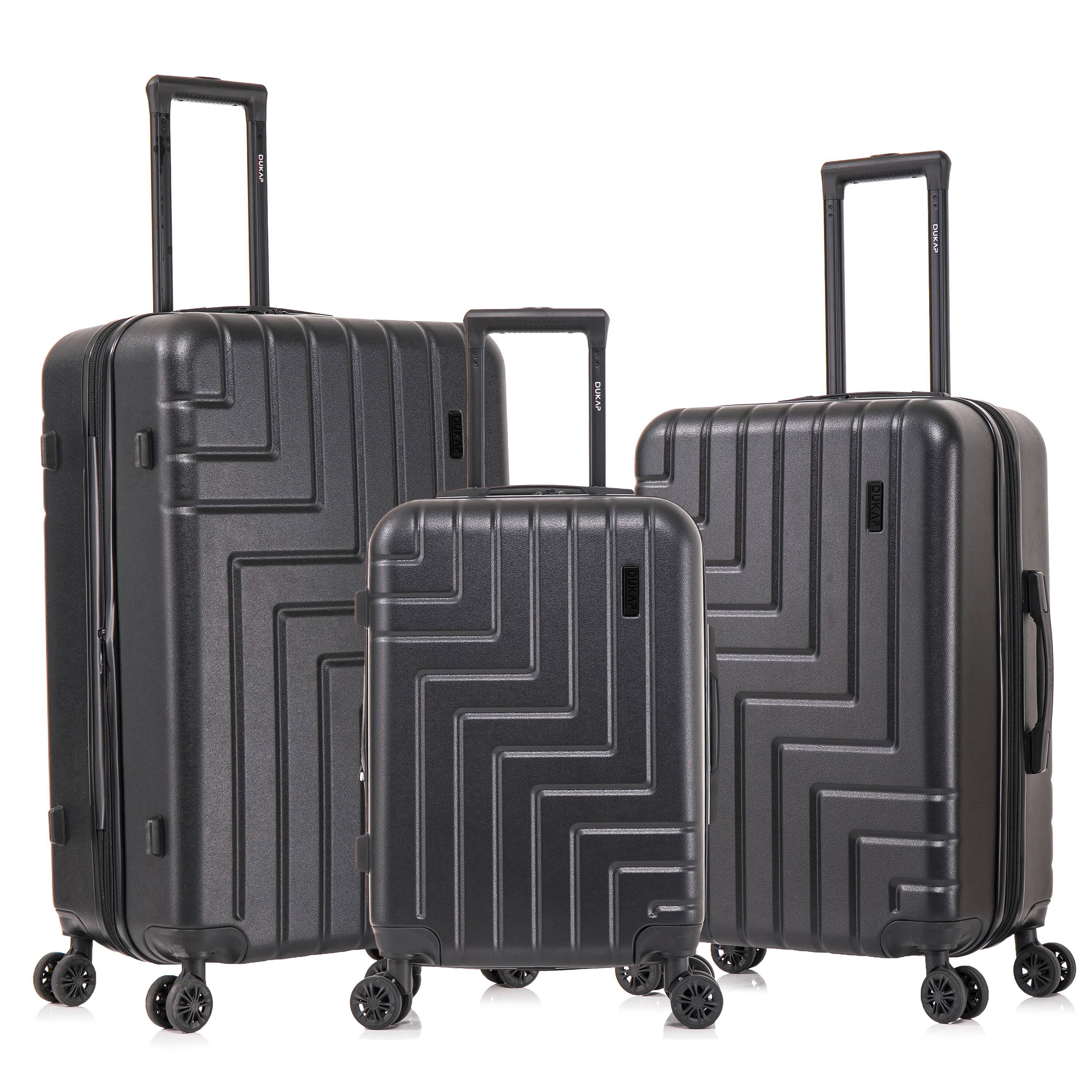 The text on the image is:

- "DUA"
- "DUA"
- "DUA"

The text appears on the handles of the suitcases.