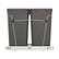 Alt View 8. Rev-A-Shelf - Rev-A-Shelf Double Pullout Trash Can 27 qt. for Kitchen, Gray, RV-15KD-13C-S - Orion Gray.