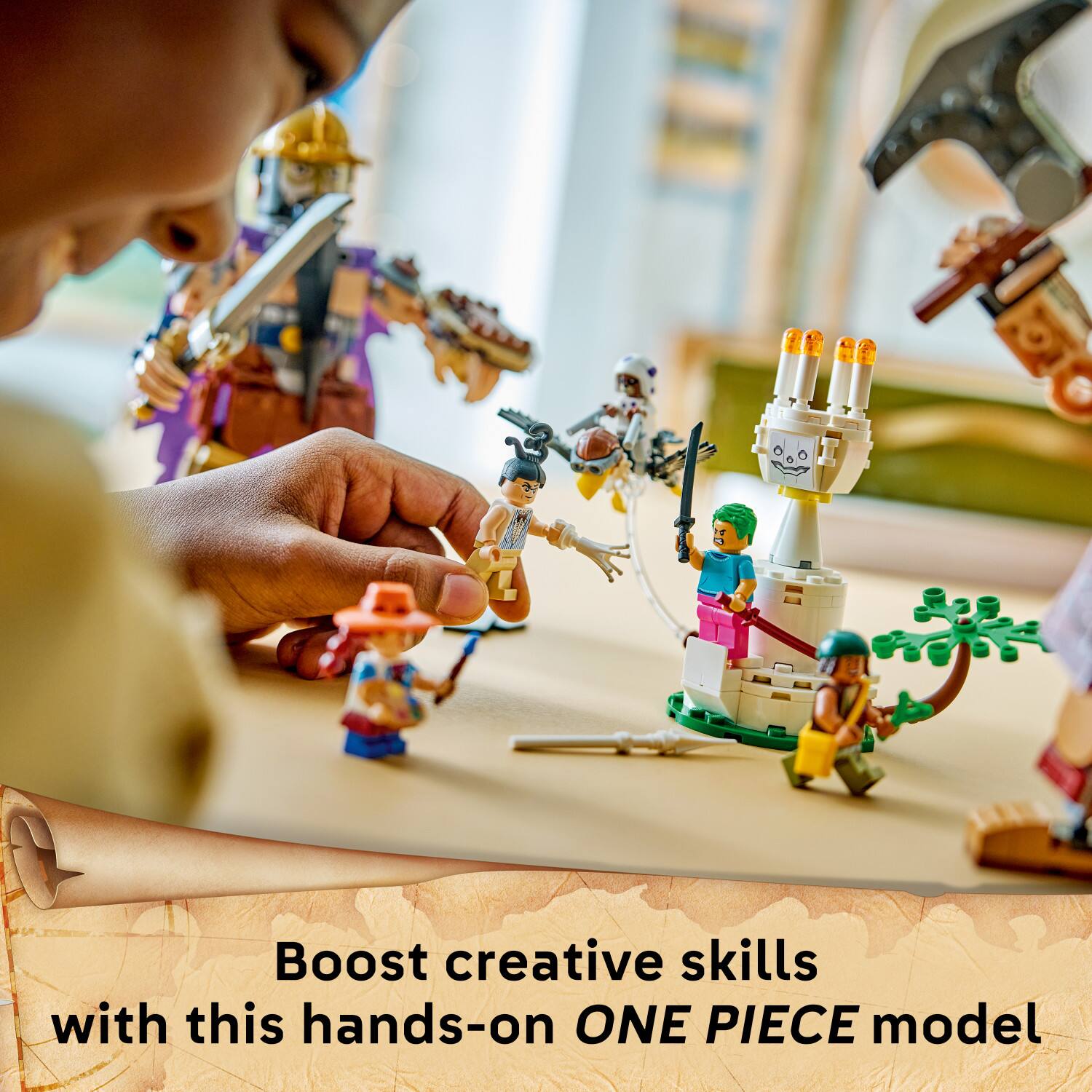 Boost creative skills with this hands-on ONE PIECE model