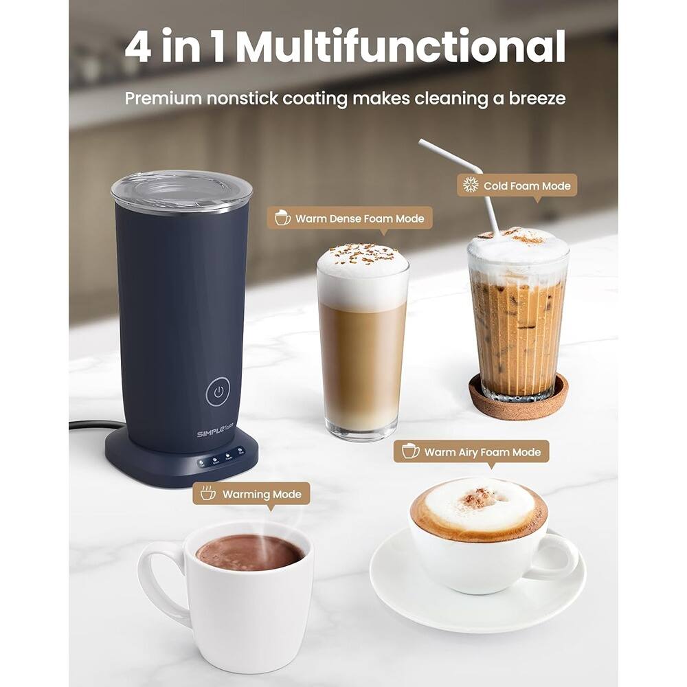 4 in 1 Multifunctional  
Premium nonstick coating makes cleaning a breeze  

- Warm Dense Foam Mode  
- Cold Foam Mode  
- Warm Airy Foam Mode  
- Warming Mode