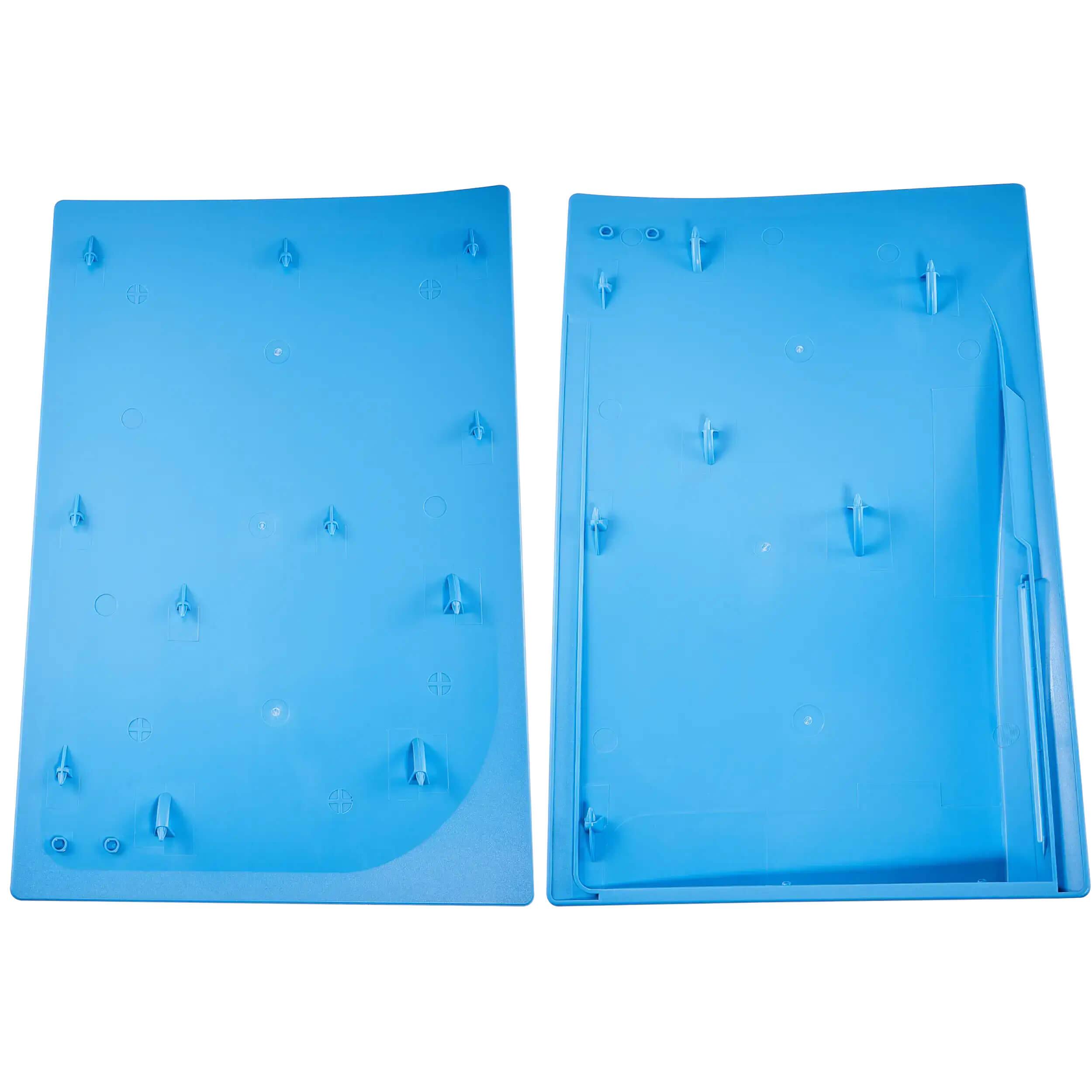Back. MobileSentrix - Faceplate Covers (Top & Bottom) Replacement Compatible For PlayStation 5 (1000 / 1100 / 1200) - Light Blue - Light Blue.