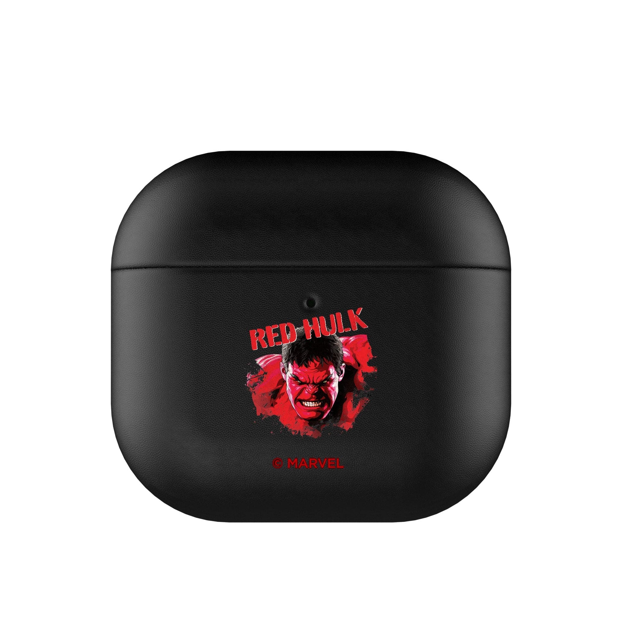 Keyscaper - Marvel Badge AirPod Case Cover - AirPods 4 - Red Hulk