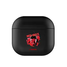 Keyscaper - Marvel Badge AirPod Case Cover - AirPods 4 - Red Hulk