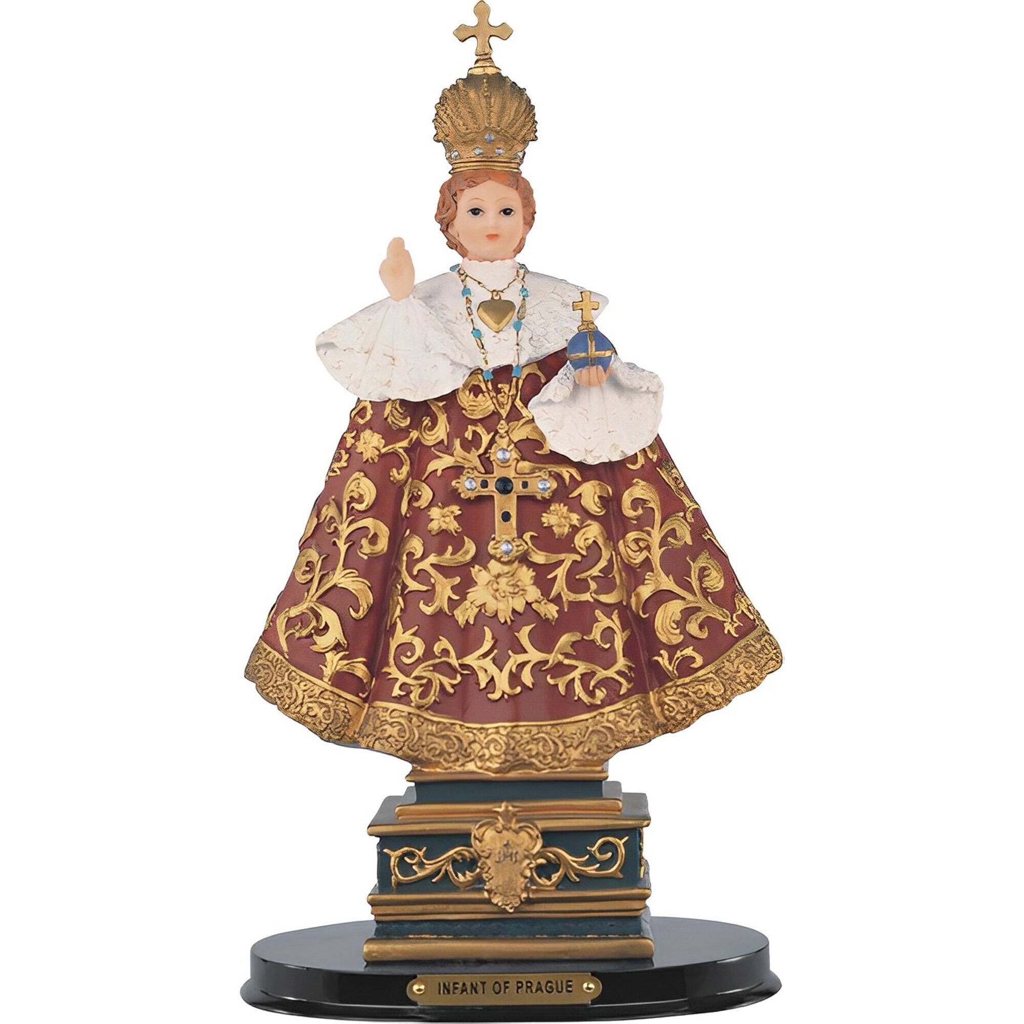 FC Design - 12"H Infant Jesus of Prague Child Jesus of Prague Holy Figurine Statue Desk Tabletop Home Decor Gift - Multi-Color