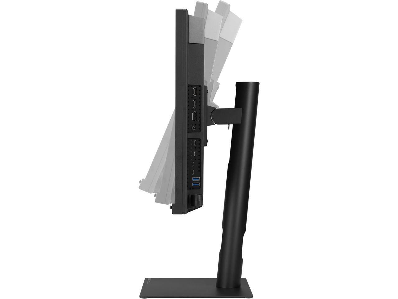 Alt View 4. ASUS - ASUS ProArt PA27USD 27" 4K QD OLED Monitor, 240Hz, 99% DCI-P3, Delta E<1, HDR, 12G SDI, Thunderbolt 4 - Black.