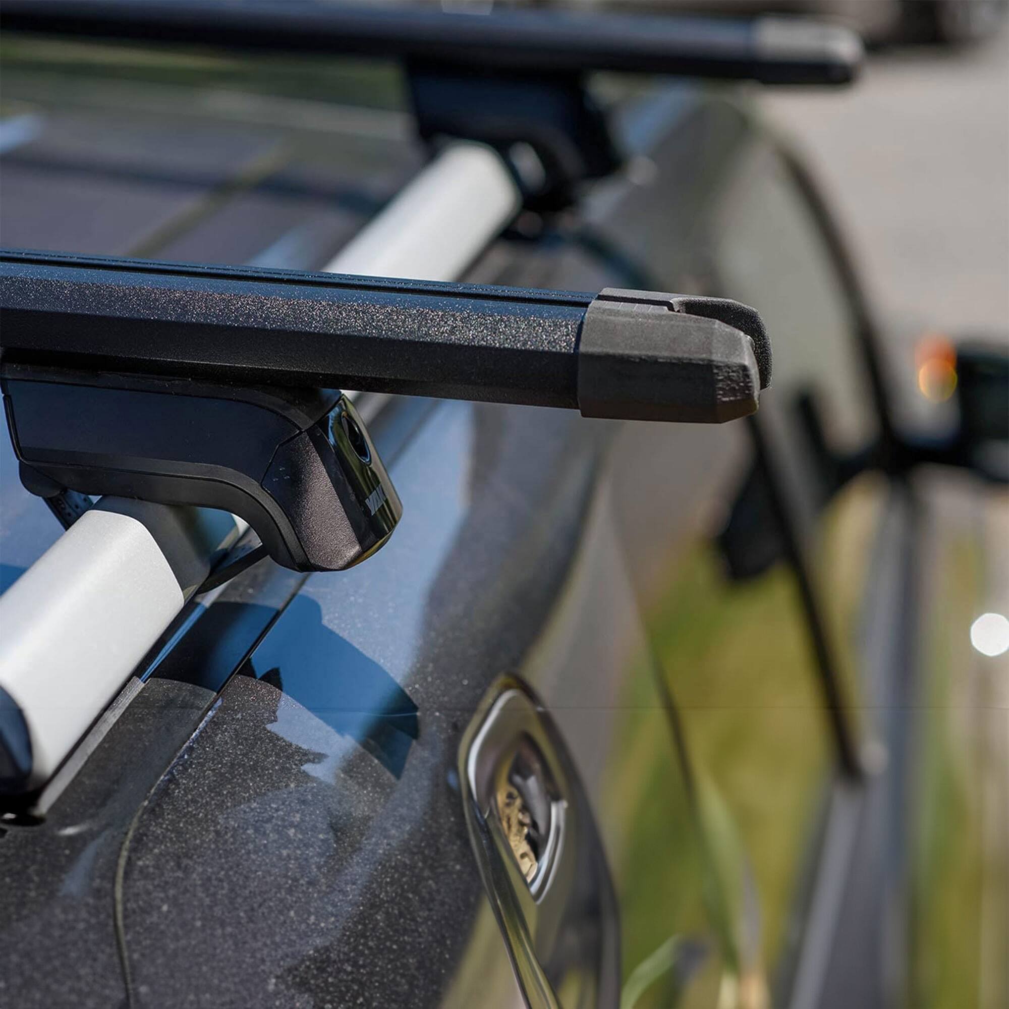 Alt View 7. Yakima - Yakima 78 Inch Aluminum HD Crossbar, Works w/StreamLine Towers, Black (Set of 2) - Black.