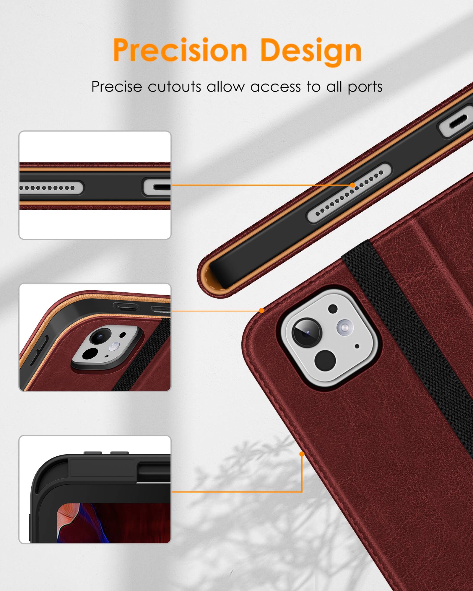 Precision Design  
Precise cutouts allow access to all ports