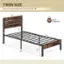 Twin Size Recommended Mattress Thickness: 8"-12" 40" Load Capacity: 660 lbs 9" 40" 39c 75" 78" 12.5"